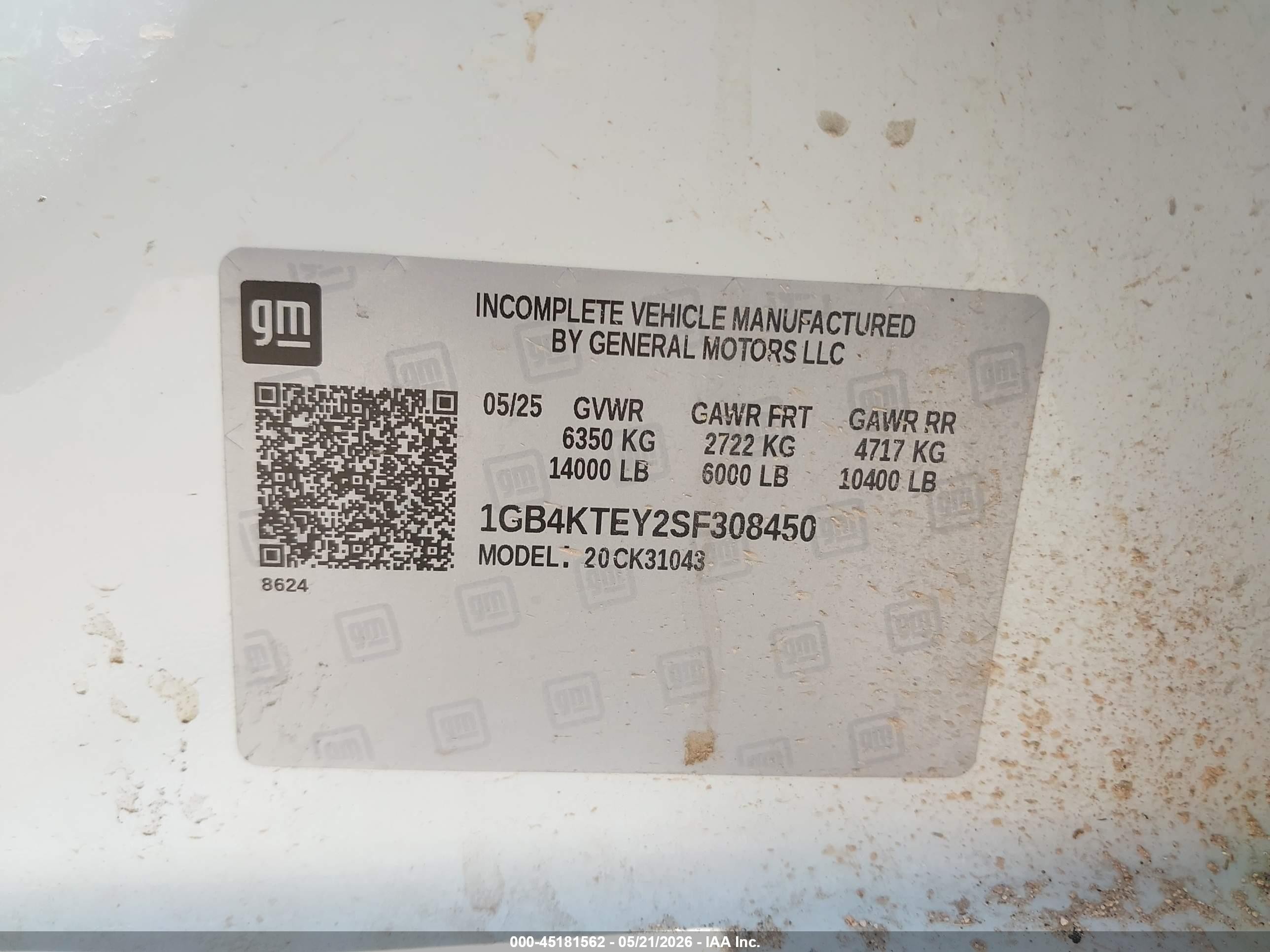 2025 Chevrolet Silverado VIN 1GB4KTEY2SF308450 IAAI salvage auction — Side, Enterprise Vehicles Clear Only (Texas), sold $40,050 on 2026-07-07 (photo 8)