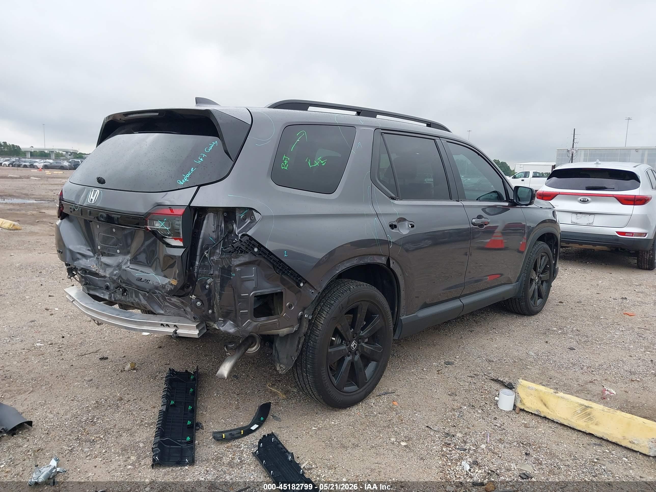 2025 Honda Pilot VIN 5FNYG1H93SB111265 IAAI salvage auction — Rear End, Original (Texas), sold $17,500 on 2026-09-19 (photo 4)
