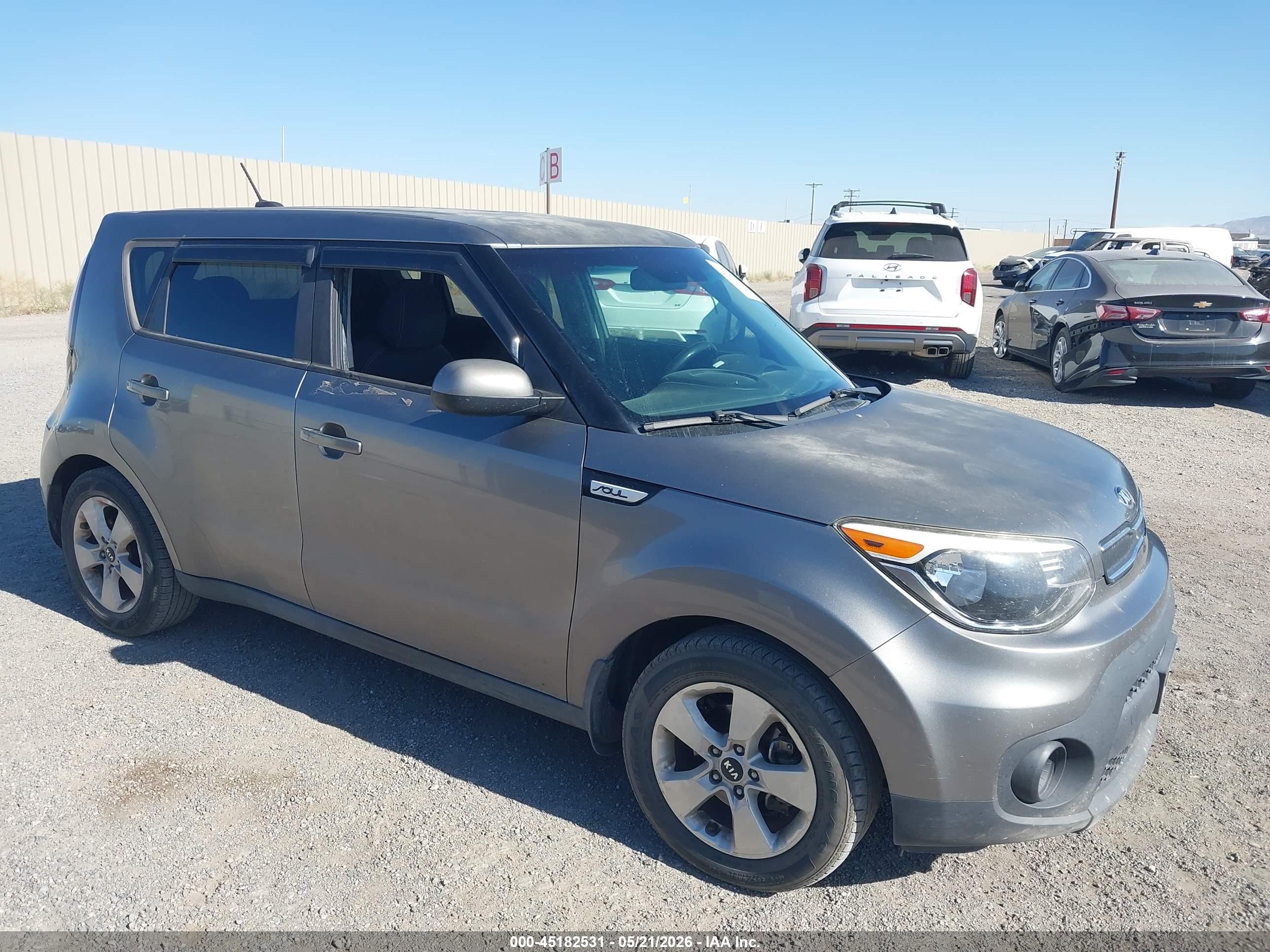 2018 Kia Soul VIN KNDJN2A22J7533638 IAAI salvage auction — Vandalized, Salvage (California), sold $1,100 on 2026-07-09 (photo 1)