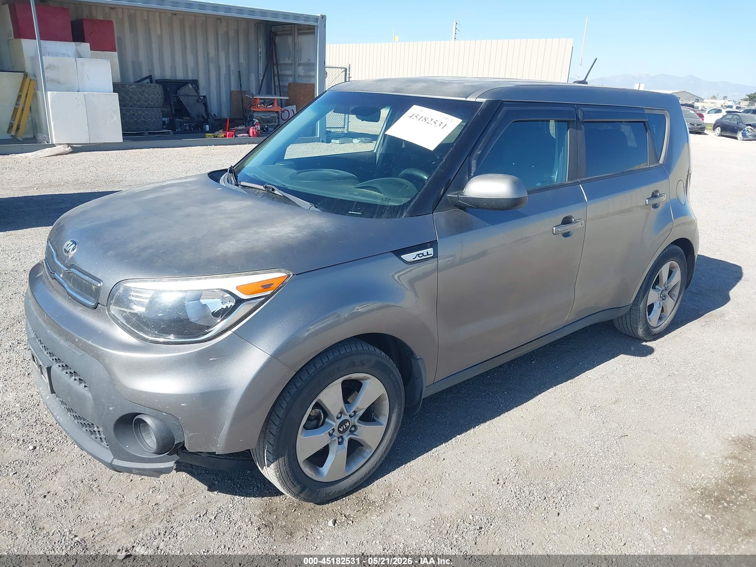 2018 Kia Soul VIN KNDJN2A22J7533638 IAAI salvage auction — Vandalized, Salvage (California), sold $1,100 on 2026-07-09 (photo 2)