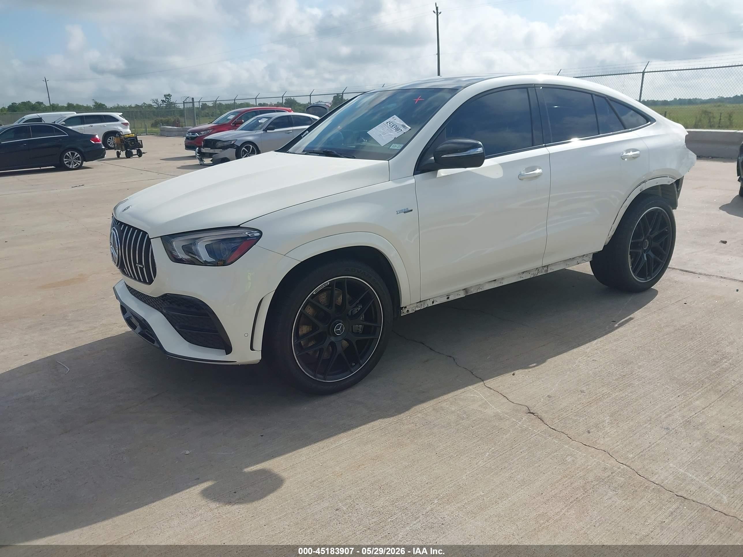 2021 Mercedes-benz Amg gle coupe VIN 4JGFD6BB9MA537509 IAAI salvage auction — Rear End, Original (Texas), sold $32,250 on 2026-08-10 (photo 2)