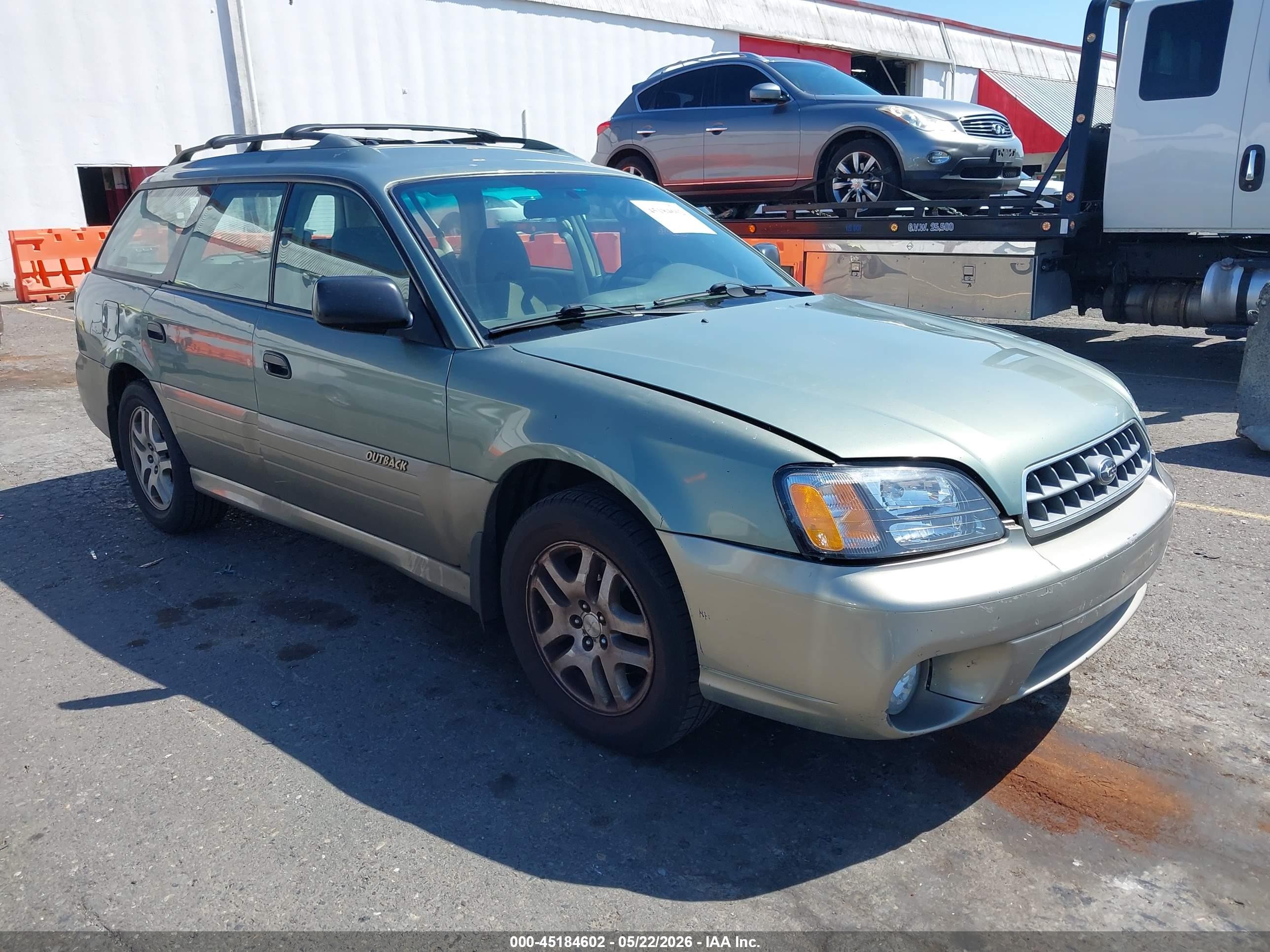 2003 Subaru Outback VIN 4S3BH665X37649159 IAAI salvage auction — Side, Salvage (Oregon), sold $300 on 2026-07-09 (photo 1)