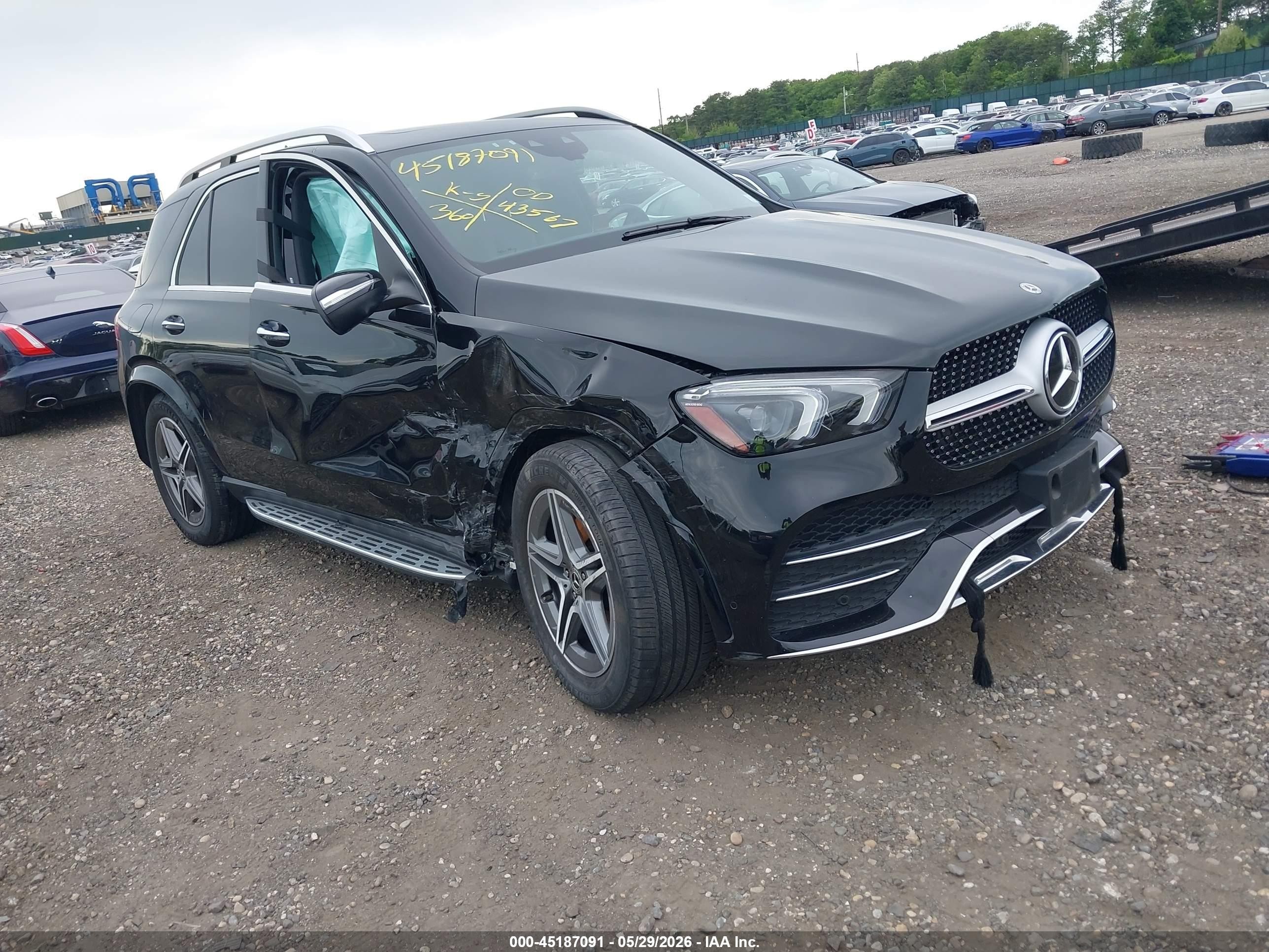 2022 Mercedes-Benz GLE-Class VIN 4JGFB5KB7NA771889 — IAAI salvage auction photo