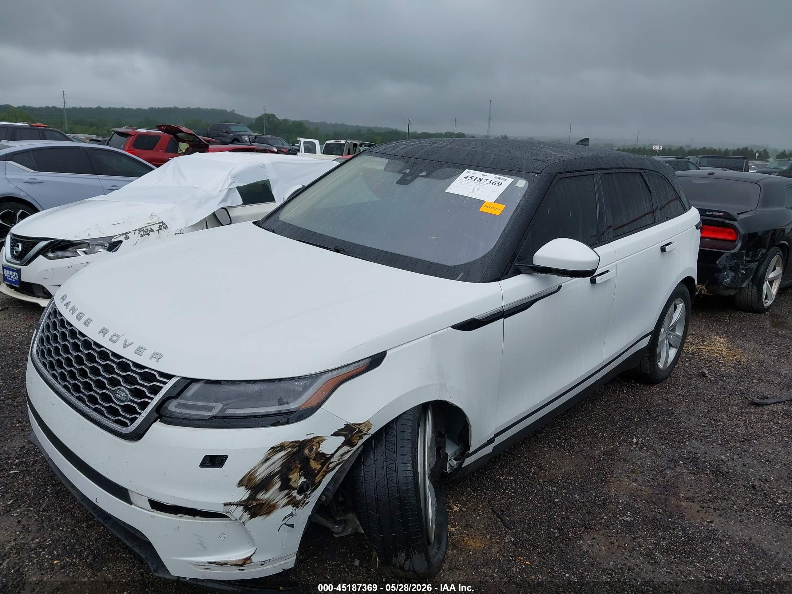2020 Land rover Range rover velar VIN SALYB2EX6LA269481 IAAI salvage auction — Unknown, Clear (Oklahoma), sold $9,650 on 2026-09-08 (photo 2)