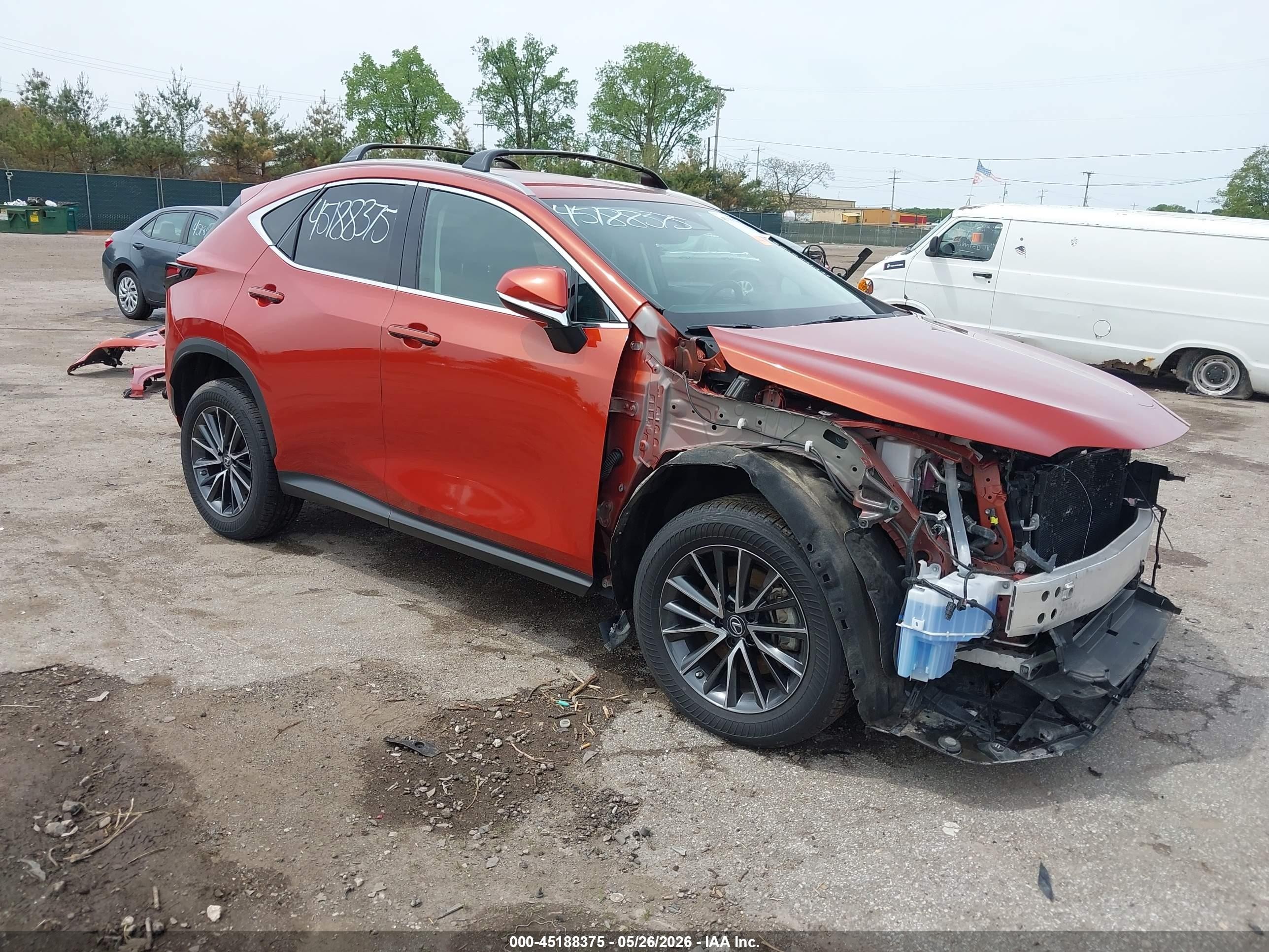 2023 Lexus NX 350h VIN 2T2AKCEZ7PC014402 — IAAI salvage auction photo