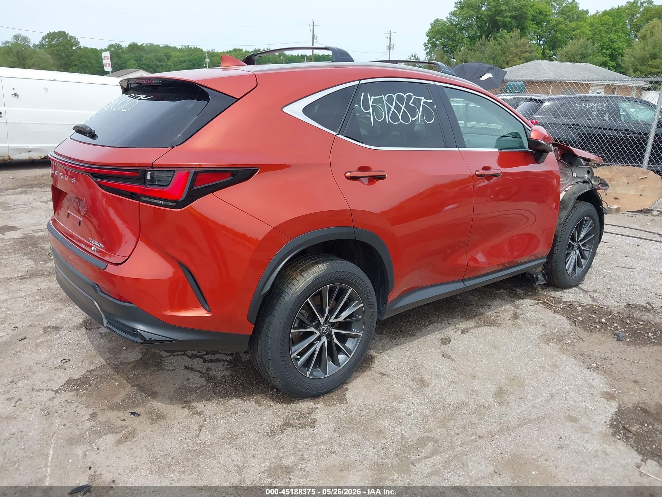 2023 Lexus NX 350h VIN 2T2AKCEZ7PC014402 IAAI salvage auction — Front End, Salvage (Michigan), sold $20,800 on 2026-09-24 (photo 4)