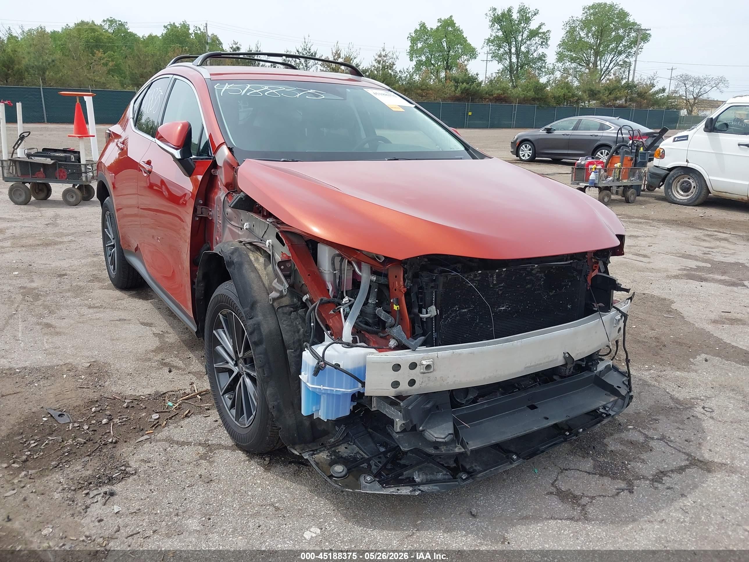 2023 Lexus NX 350h VIN 2T2AKCEZ7PC014402 IAAI salvage auction — Front End, Salvage (Michigan), sold $20,800 on 2026-09-24 (photo 6)