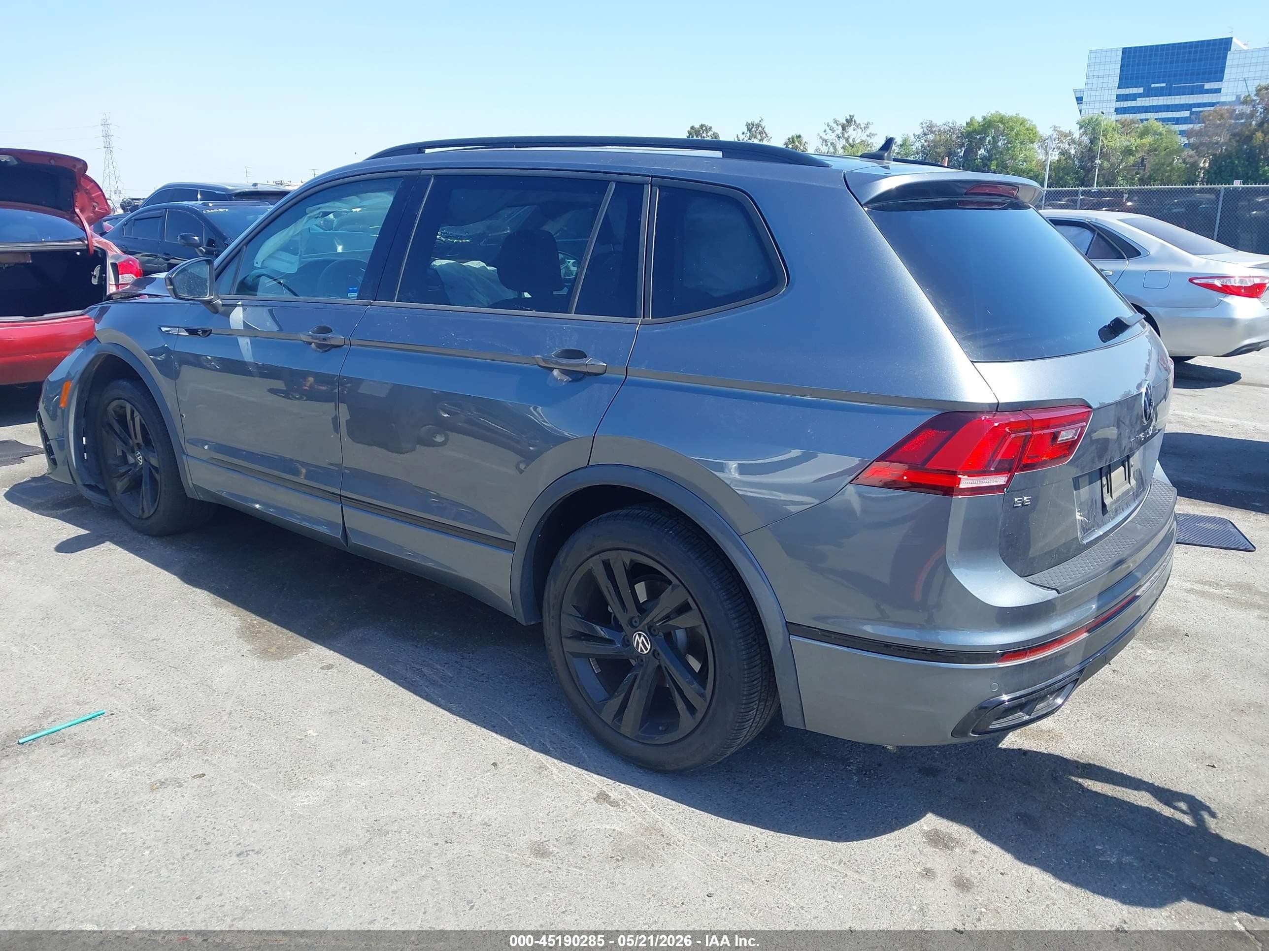 2023 Volkswagen Tiguan VIN 3VVCB7AX7PM120561 IAAI salvage auction — Front End, Salvage (California), sold $2,750 on 2026-07-09 (photo 3)