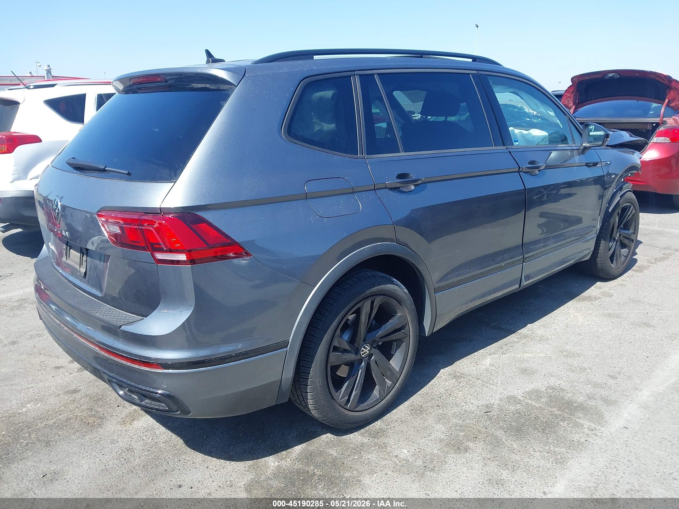 2023 Volkswagen Tiguan VIN 3VVCB7AX7PM120561 IAAI salvage auction — Front End, Salvage (California), sold $2,750 on 2026-07-09 (photo 4)