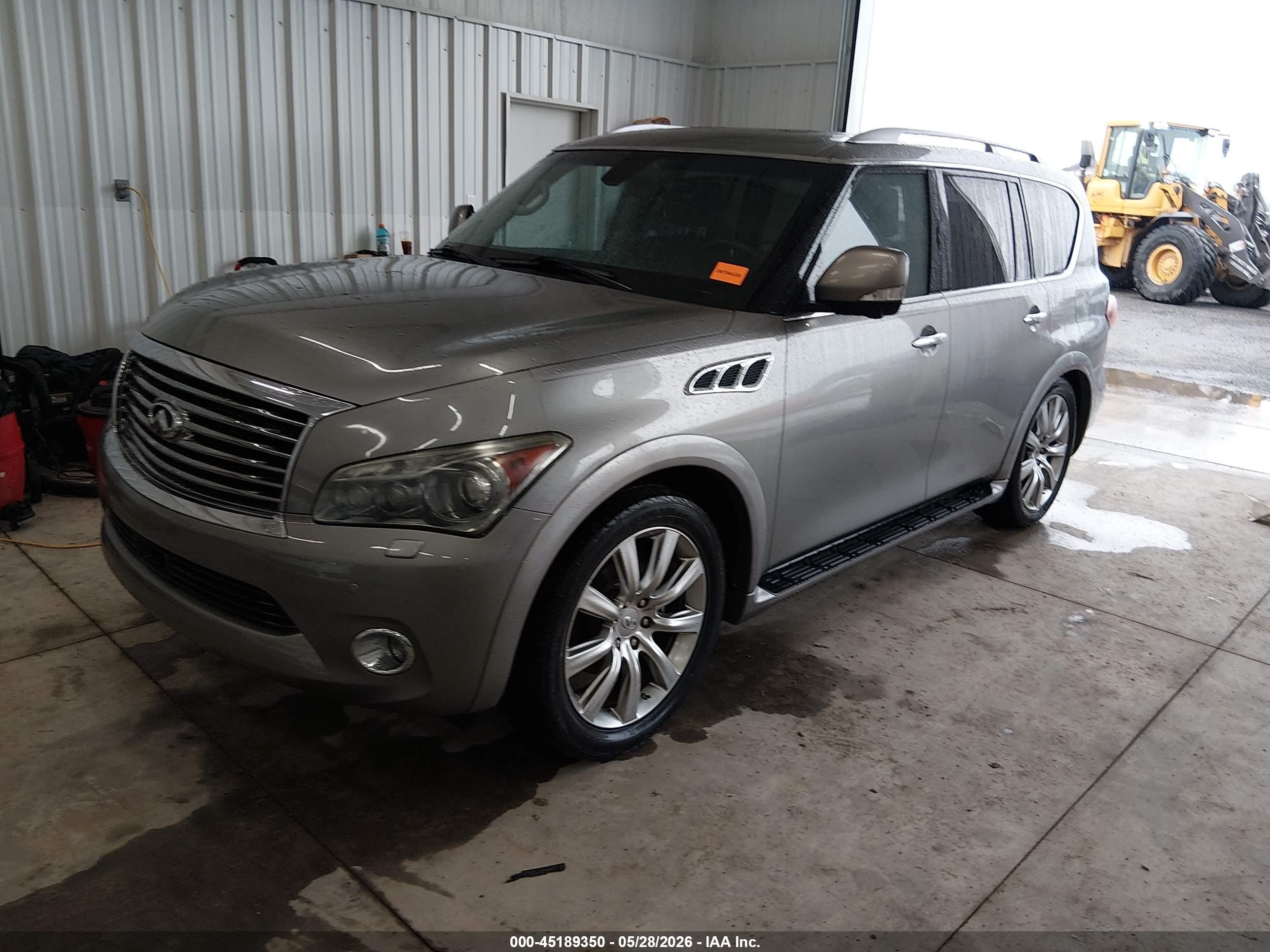 2012 Infiniti Qx56 VIN JN8AZ2NE5C9015723 IAAI salvage auction — Hail, Rebuilt (Oklahoma), sold $1,725 on 2026-09-08 (photo 2)