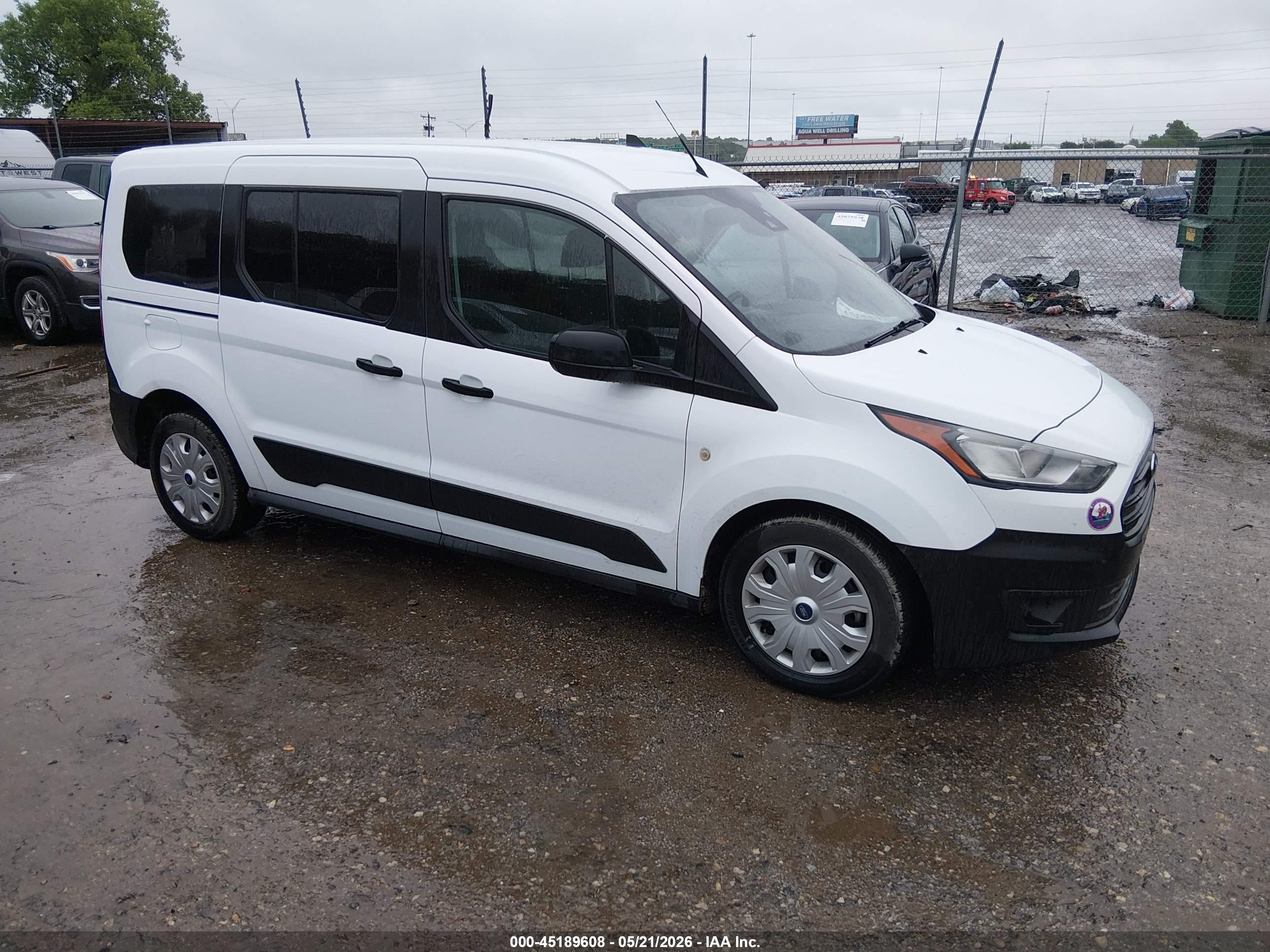 2020 Ford Transit Connect VIN NM0GE9E23L1479332 IAAI salvage auction — Unknown, SF97 (Oklahoma), sold $11,700 on 2026-07-09 (photo 1)