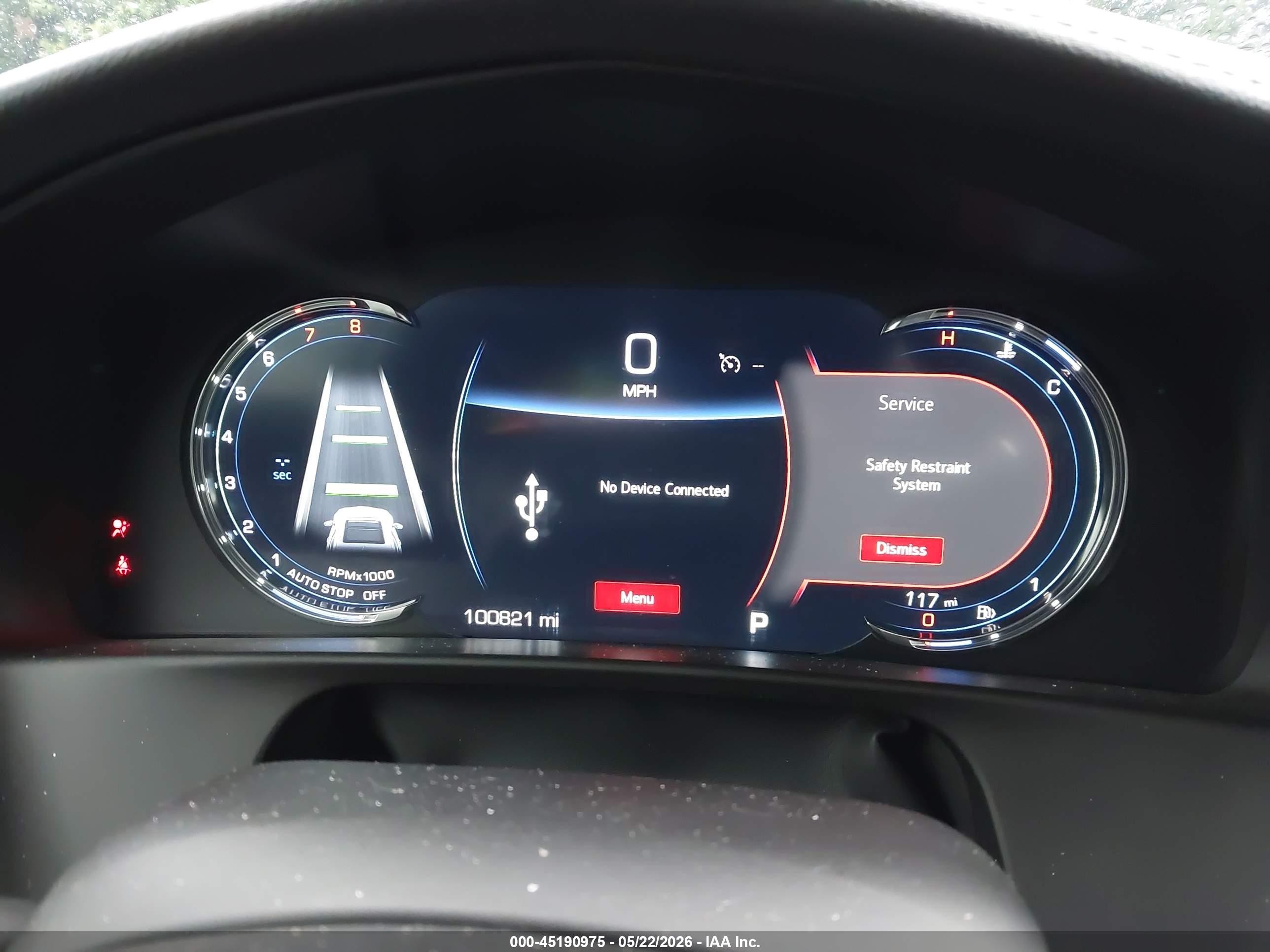 2019 Cadillac CT6 VIN 1G6KD5RS3KU122588 IAAI salvage auction — Unknown, Salvage (Idaho), sold $4,550 on 2026-09-13 (photo 7)