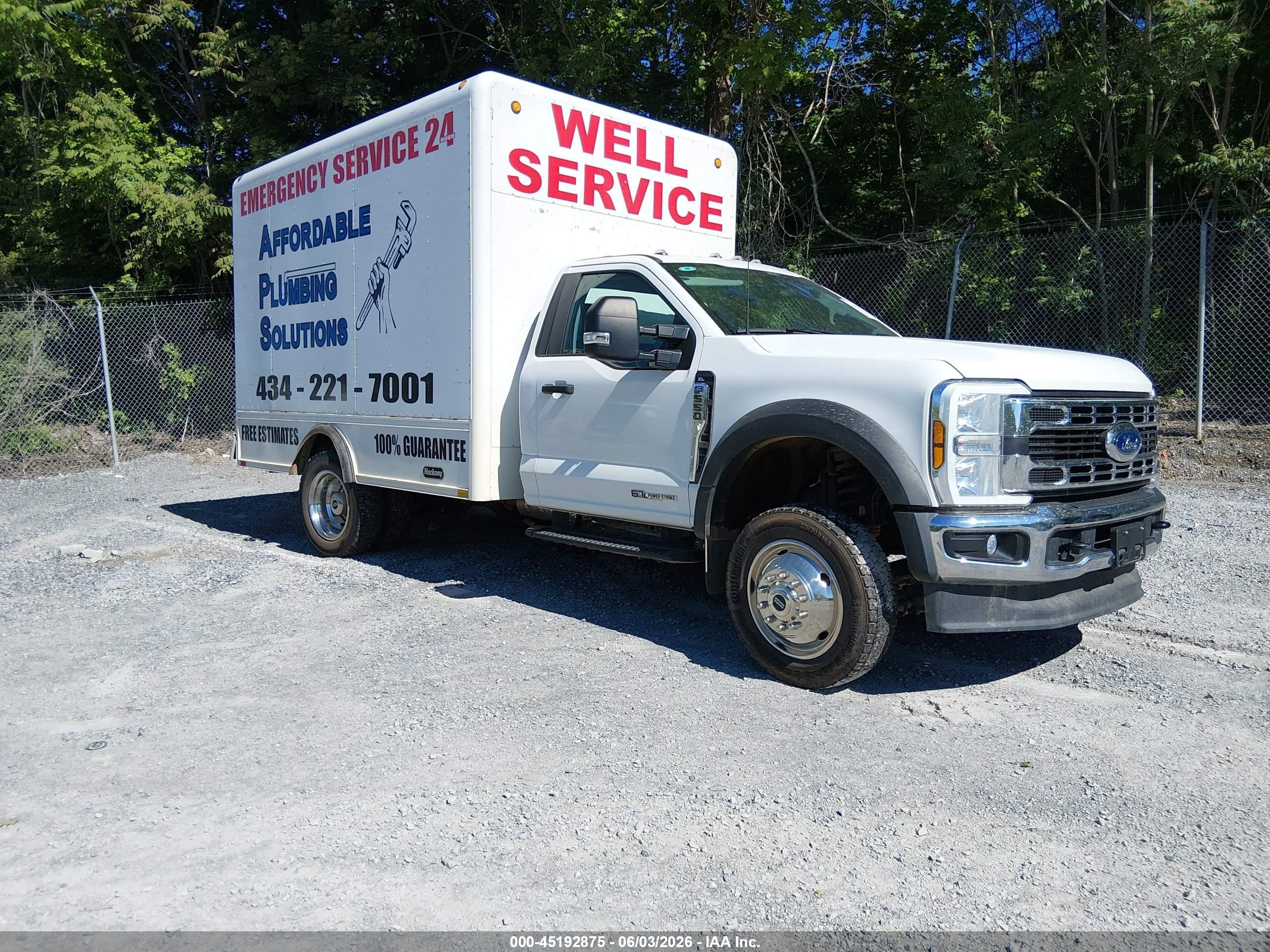 2024 Ford F-550 Chassis VIN 1FDUF5HT0RDA25008 — IAAI salvage auction photo
