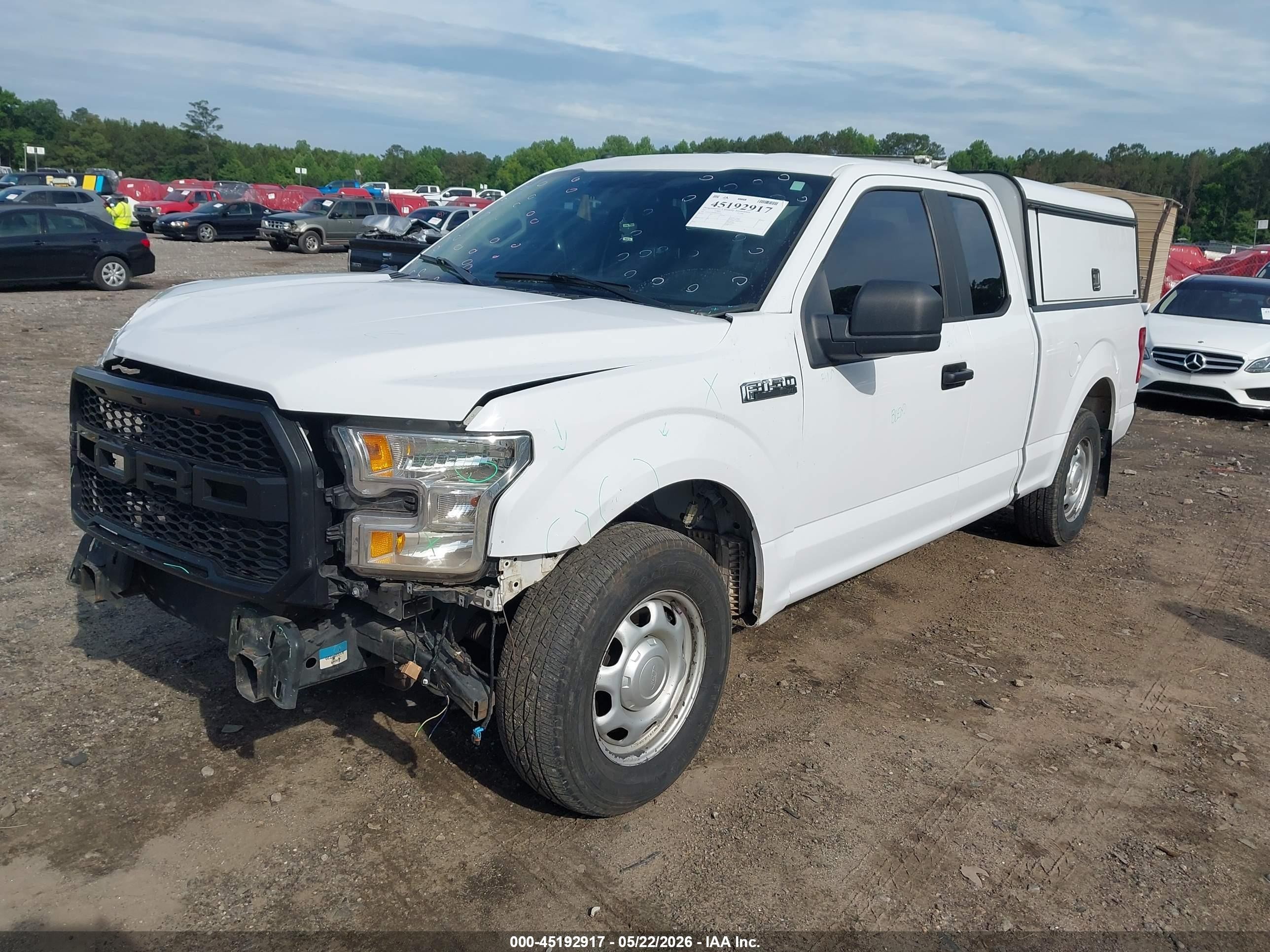 2017 Ford F-150 VIN 1FTEX1C8XHKD47277 IAAI salvage auction — Front End, Salvage (Georgia), sold $3,100 on 2026-07-11 (photo 2)