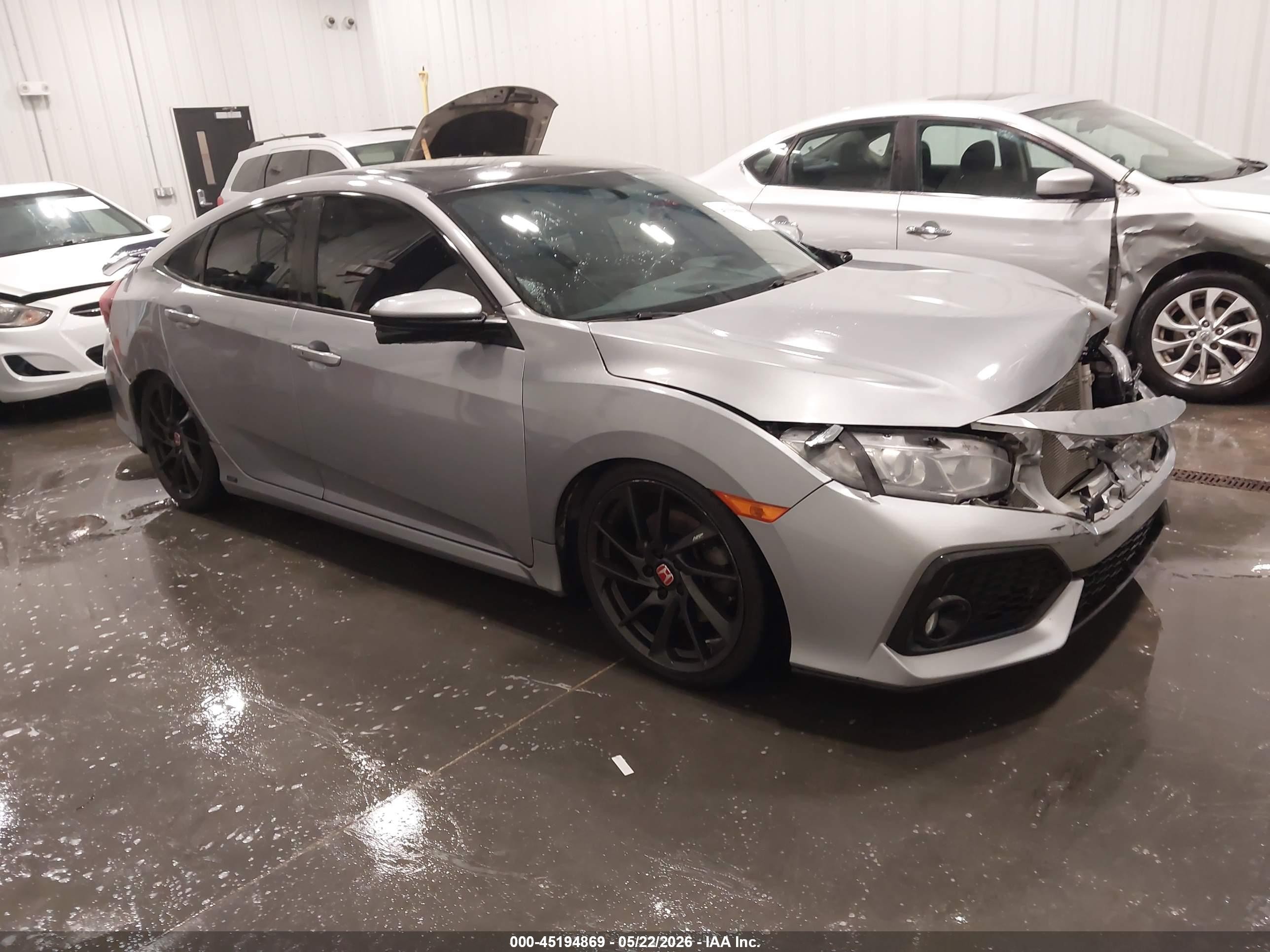 2018 Honda Civic VIN 2HGFC1E50JH701292 IAAI salvage auction — Front End, Certificate Of Title (Nebraska), sold $4,500 on 2026-07-06 (photo 1)