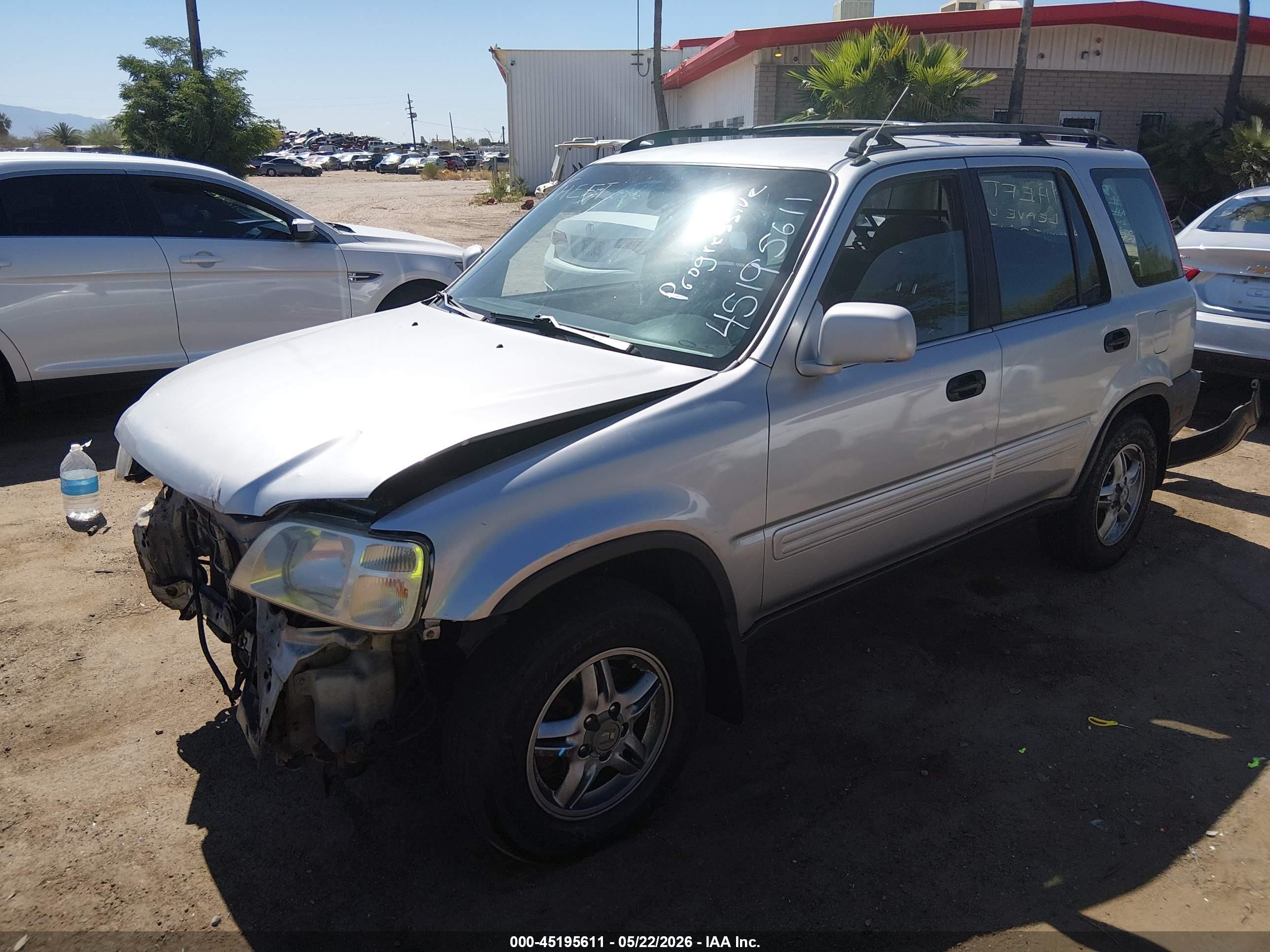 1999 Honda CR-V VIN JHLRD1867XC083867 IAAI salvage auction — Front End, Salvage (Arizona), sold $250 on 2026-07-04 (photo 2)