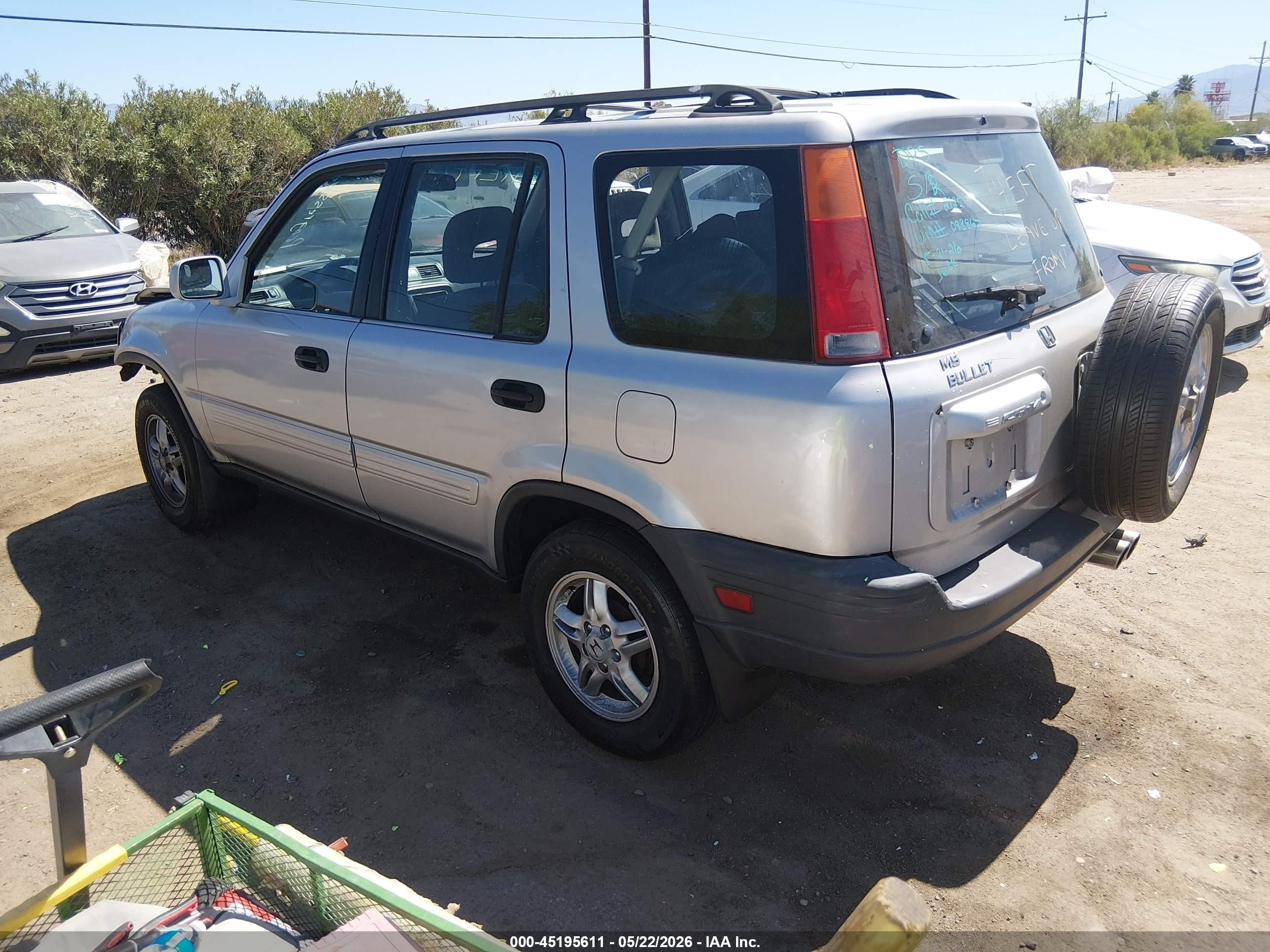 1999 Honda CR-V VIN JHLRD1867XC083867 IAAI salvage auction — Front End, Salvage (Arizona), sold $250 on 2026-07-04 (photo 3)
