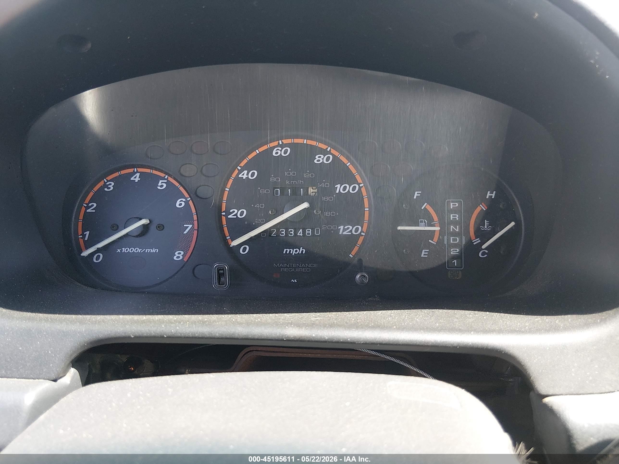 1999 Honda CR-V VIN JHLRD1867XC083867 IAAI salvage auction — Front End, Salvage (Arizona), sold $250 on 2026-07-04 (photo 7)