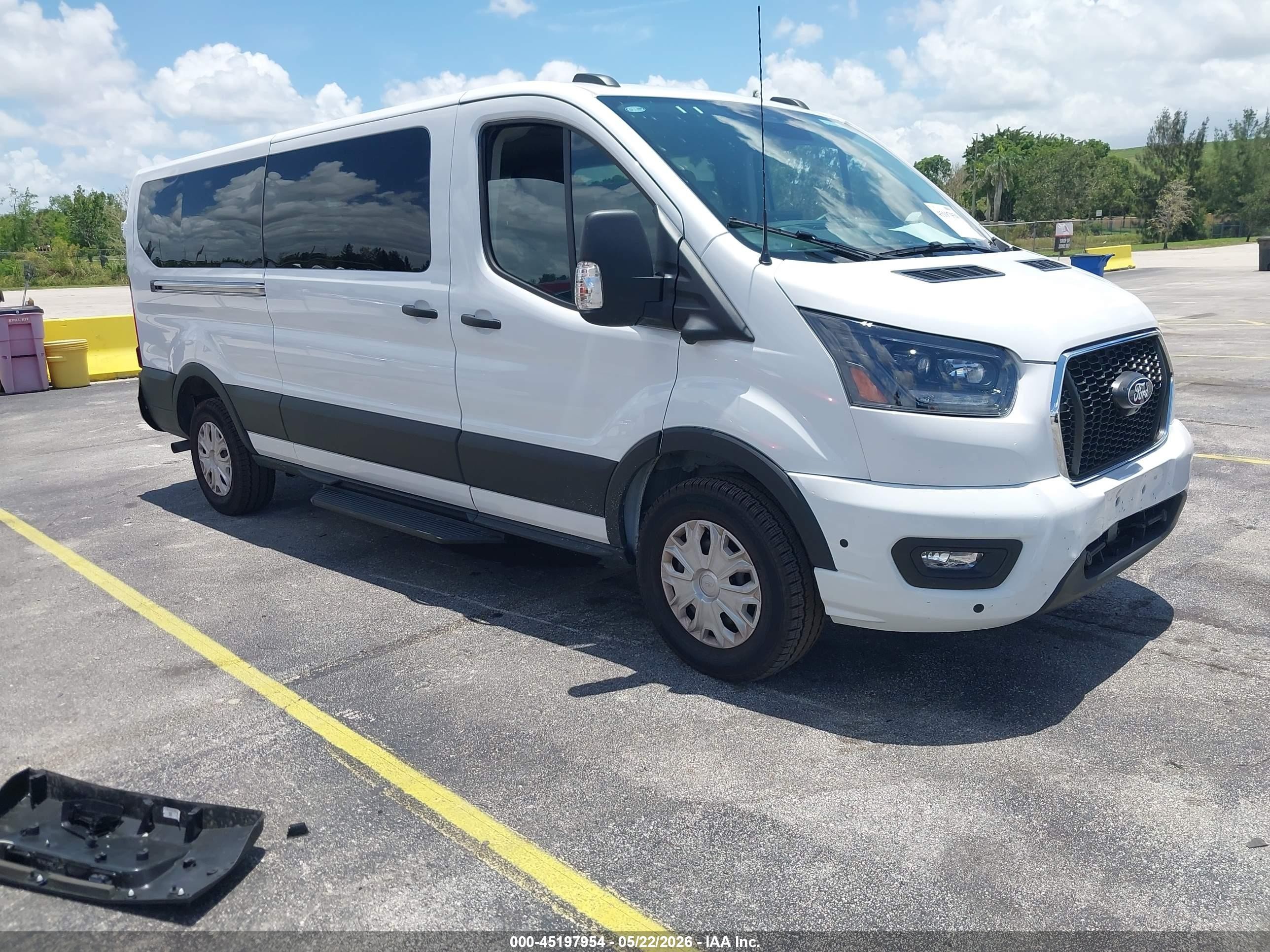 2026 Ford Transit-350 VIN 1FBAX2YG5TKA54145 IAAI salvage auction — Rear End, Clear (Florida), sold $27,500 on 2026-07-08 (photo 1)