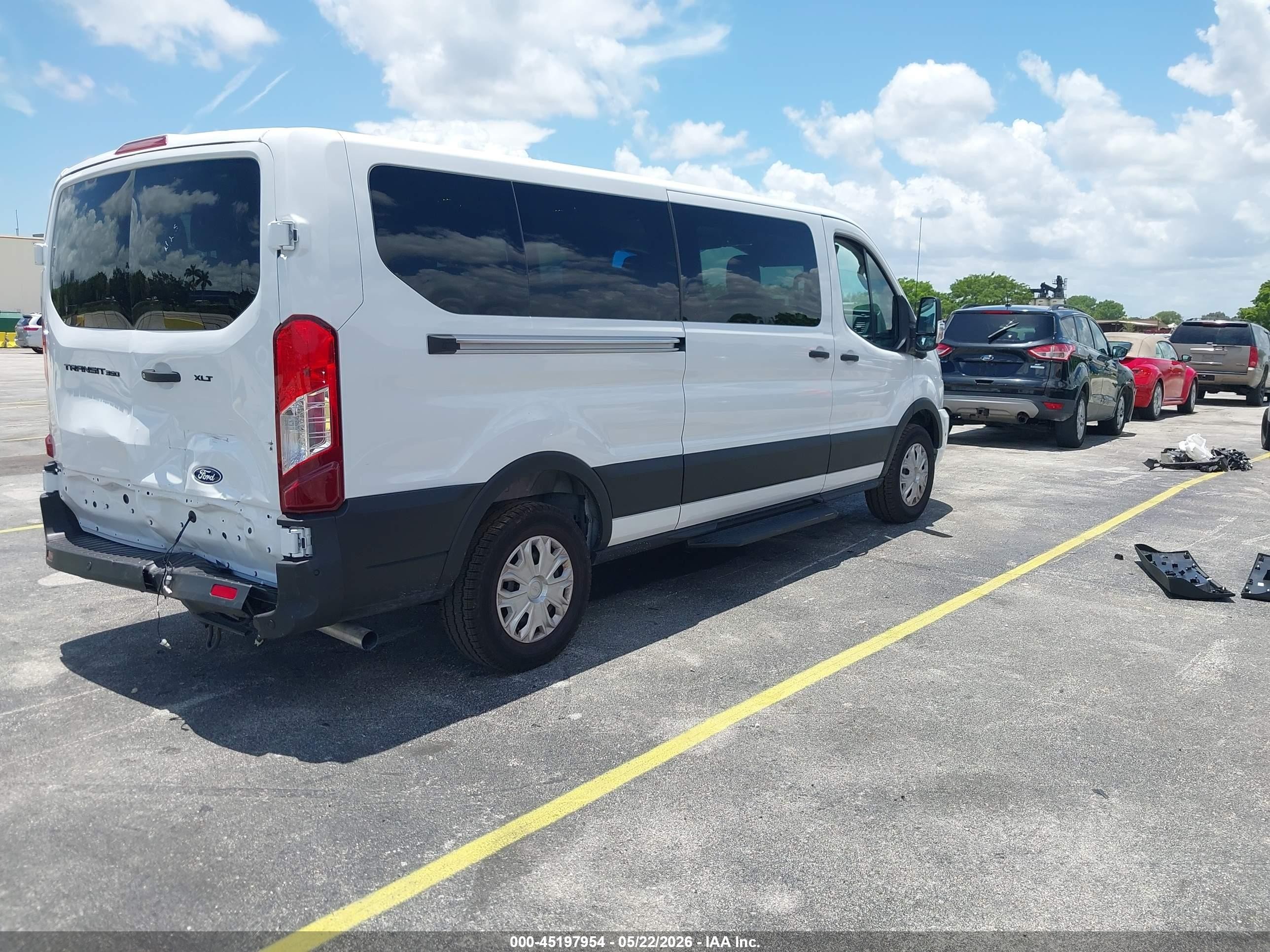 2026 Ford Transit-350 VIN 1FBAX2YG5TKA54145 IAAI salvage auction — Rear End, Clear (Florida), sold $27,500 on 2026-07-08 (photo 4)