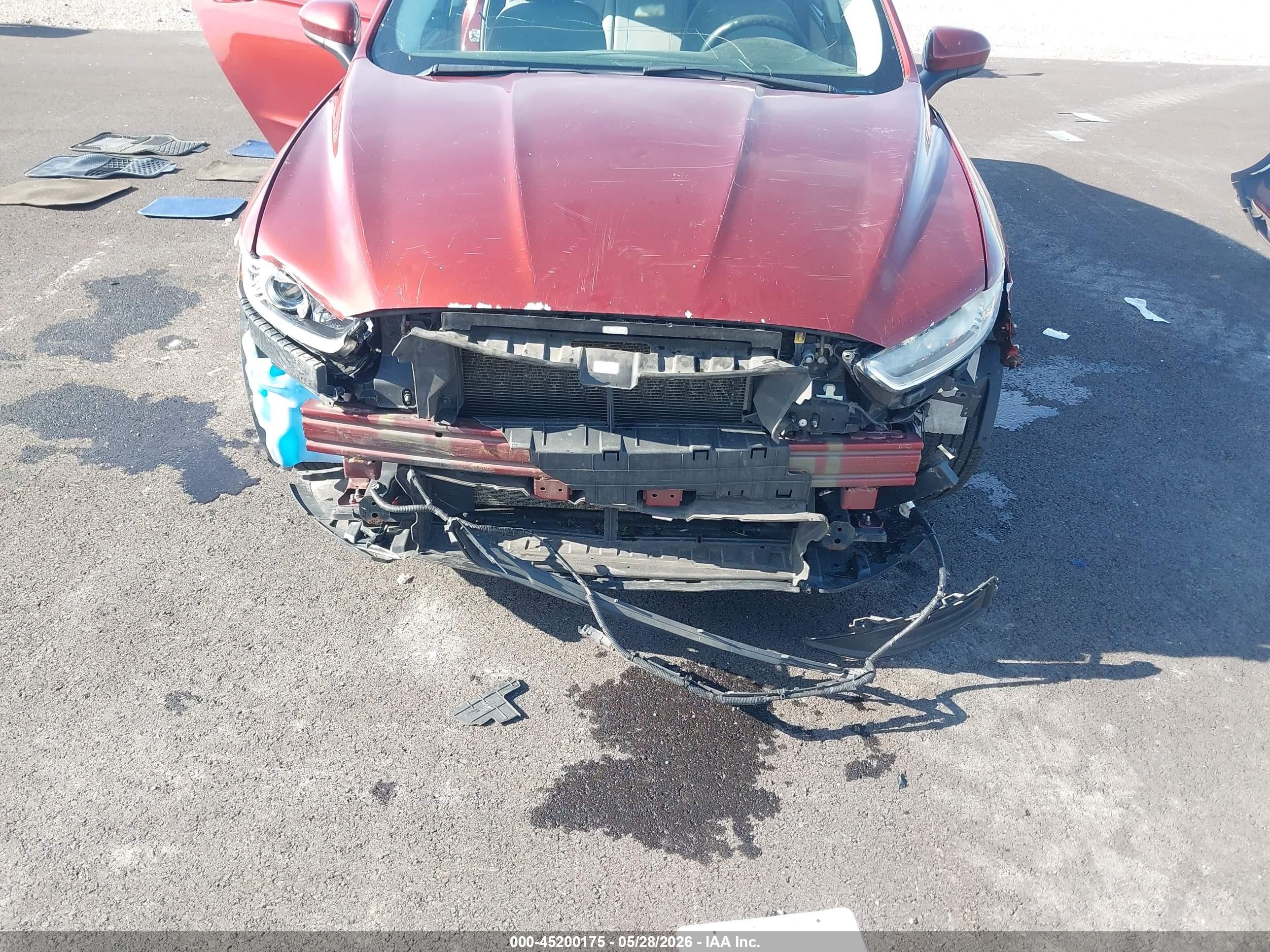 2014 Ford Fusion VIN 3FA6P0G72ER128939 IAAI salvage auction — Front End, Salvage (Illinois), sold $200 on 2026-07-10 (photo 6)