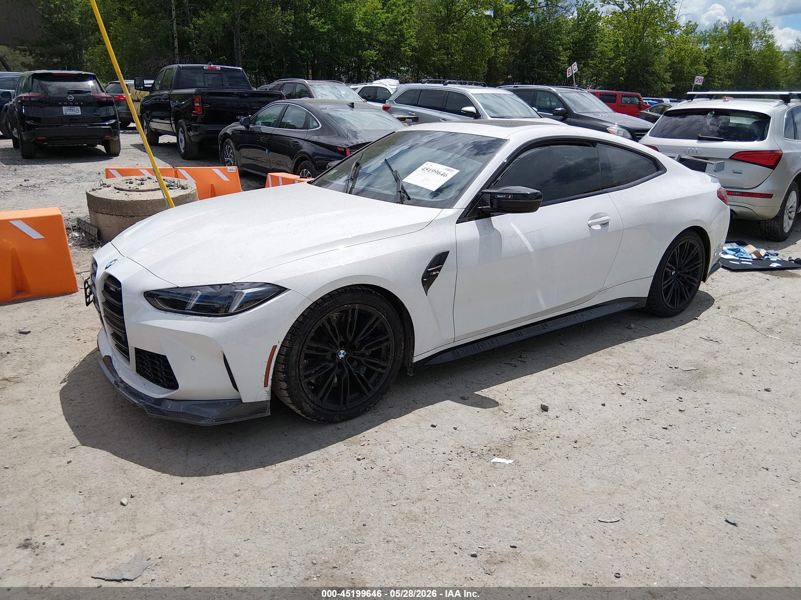 2025 BMW M4 VIN WBS13HK05SCT81295 IAAI salvage auction — Rear End, Salvage (Idaho), sold $34,250 on 2026-08-29 (photo 2)