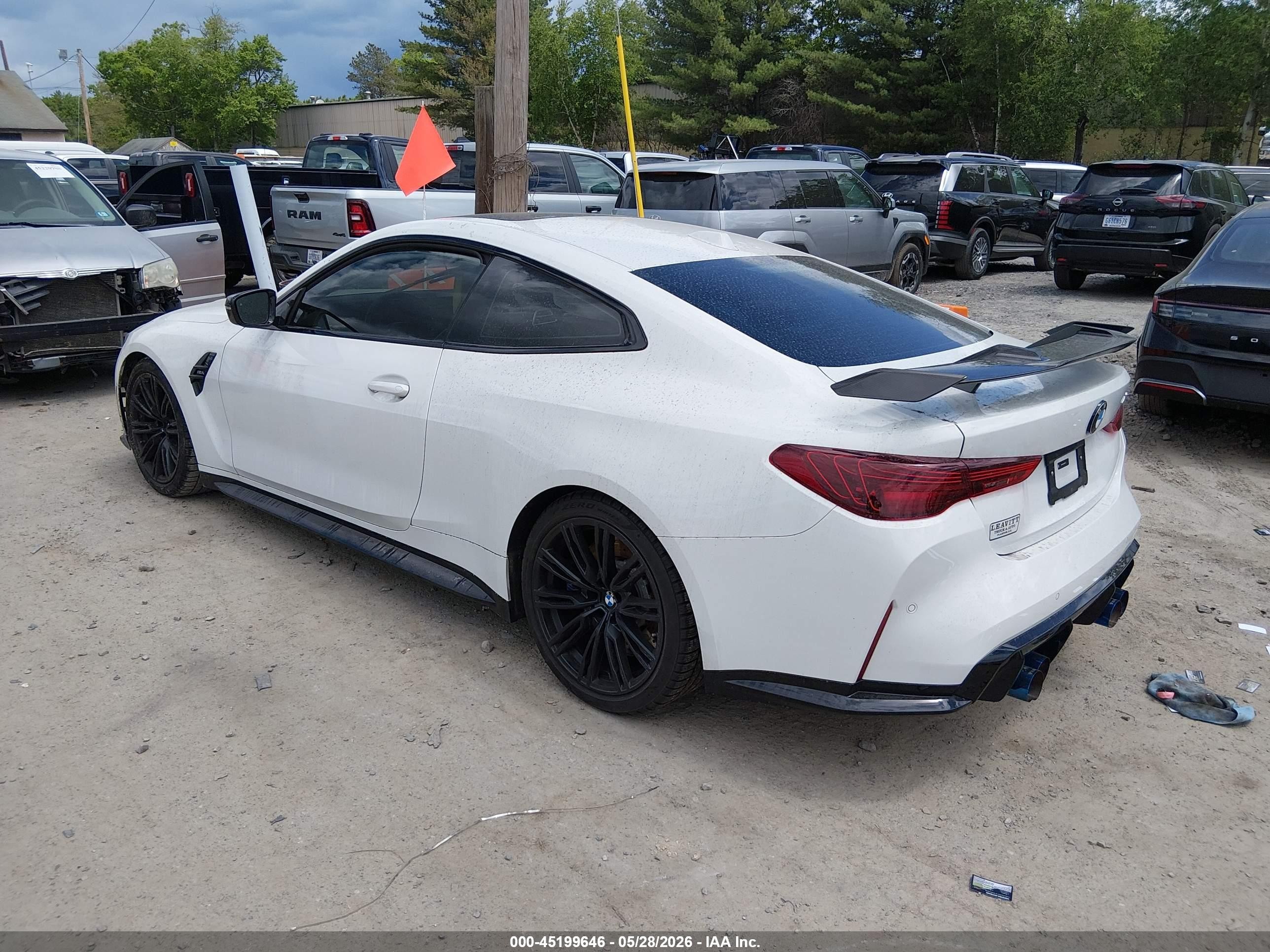 2025 BMW M4 VIN WBS13HK05SCT81295 IAAI salvage auction — Rear End, Salvage (Idaho), sold $34,250 on 2026-08-29 (photo 3)