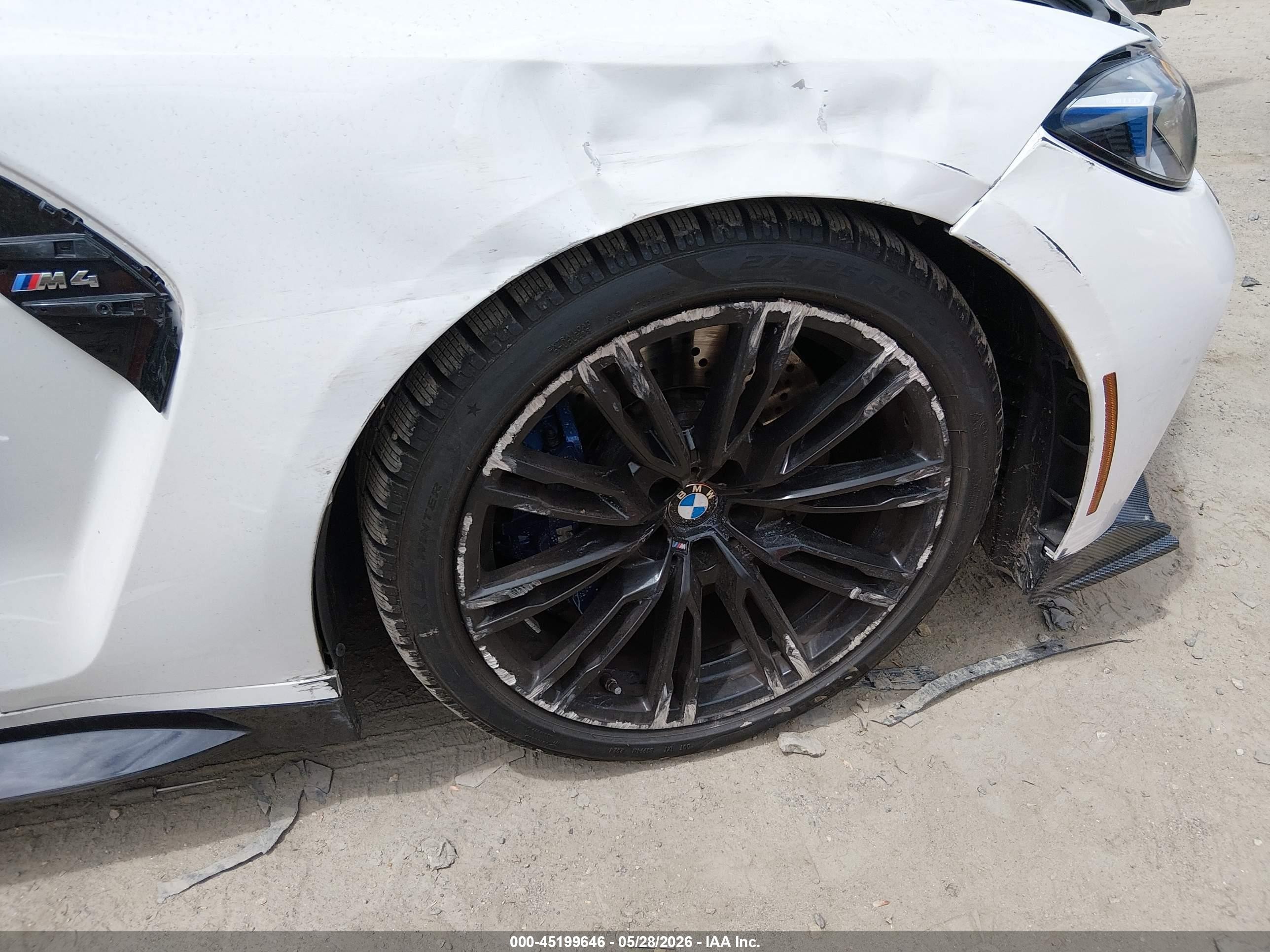 2025 BMW M4 VIN WBS13HK05SCT81295 IAAI salvage auction — Rear End, Salvage (Idaho), sold $34,250 on 2026-08-29 (photo 6)