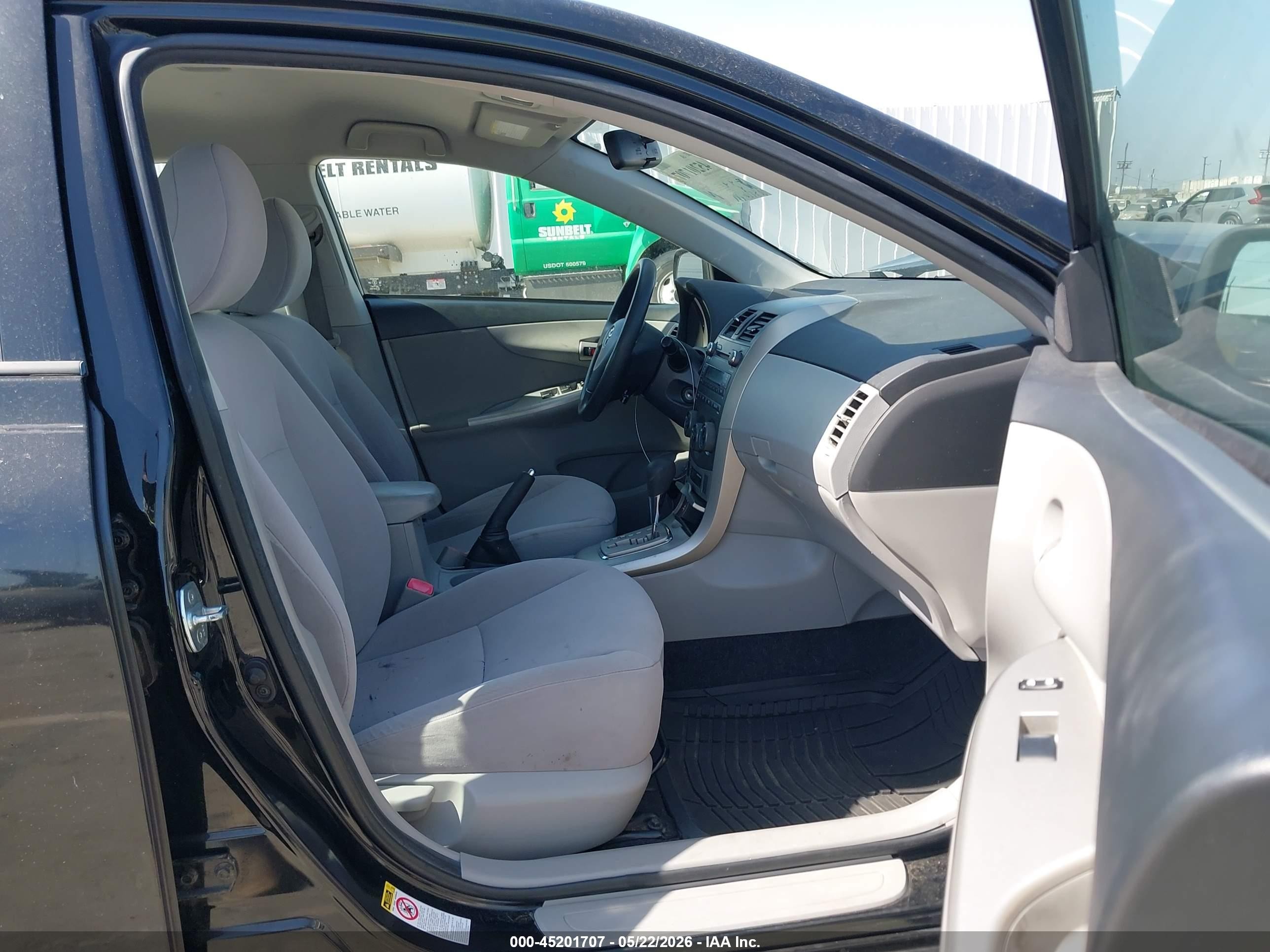 2011 Toyota Corolla VIN JTDBU4EE0B9150178 IAAI salvage auction — Front & Rear, Salvage (California), sold $1,750 on 2026-10-08 (photo 5)