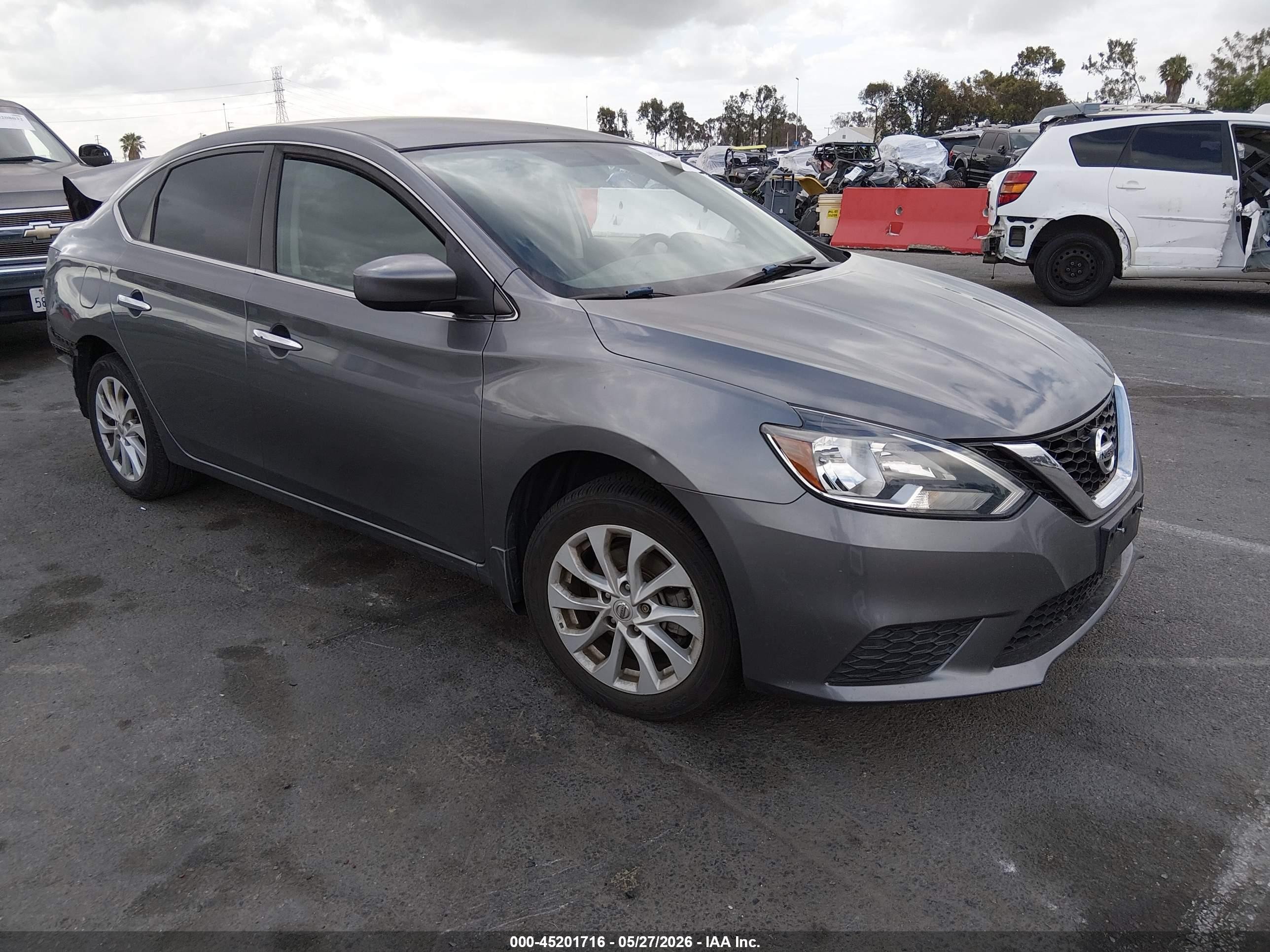 2018 Nissan Sentra VIN 3N1AB7AP3JY226773 IAAI salvage auction — Normal Wear, Salvage (California), sold $1,875 on 2026-07-07 (photo 1)