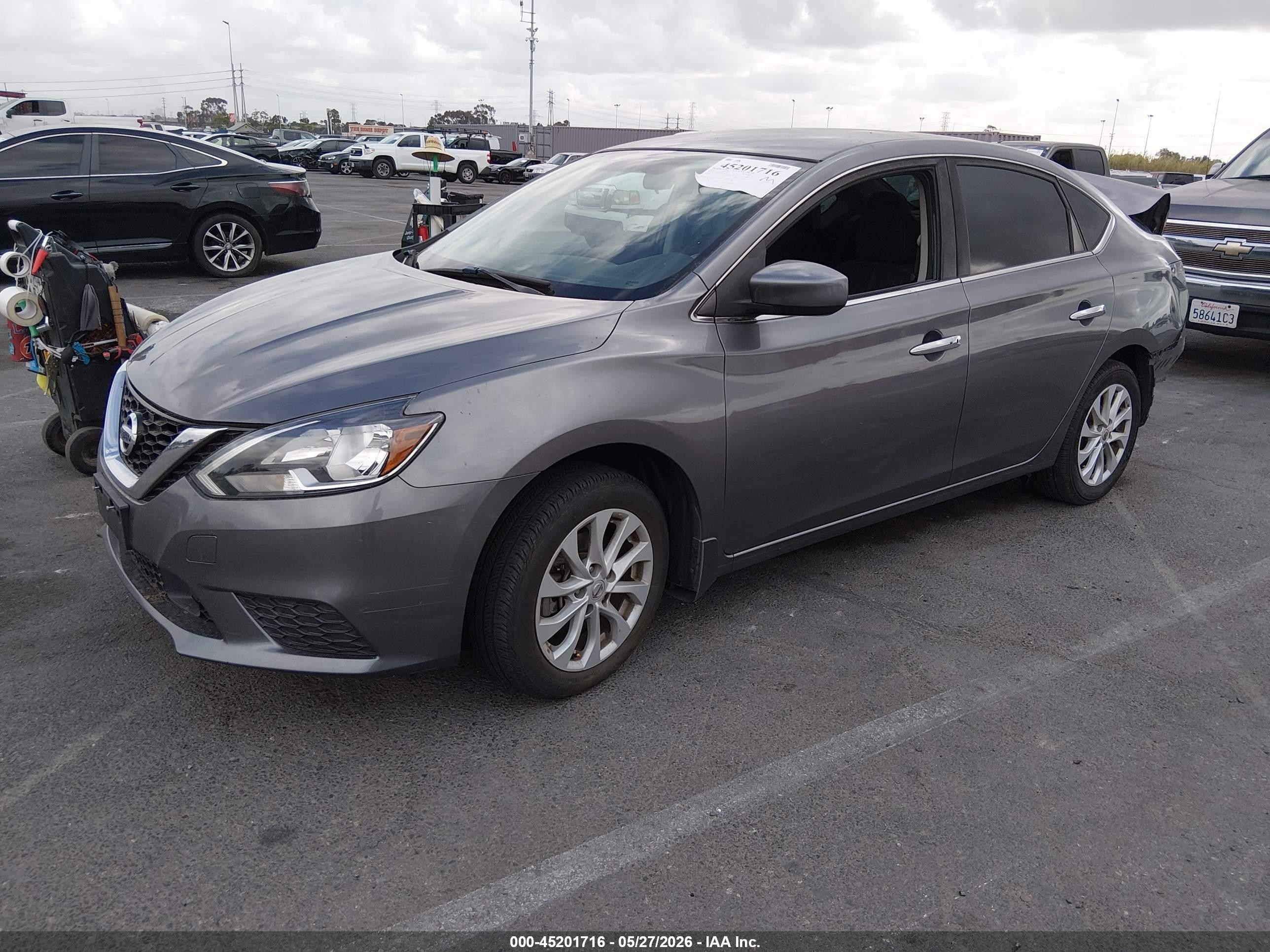 2018 Nissan Sentra VIN 3N1AB7AP3JY226773 IAAI salvage auction — Normal Wear, Salvage (California), sold $1,875 on 2026-07-07 (photo 2)