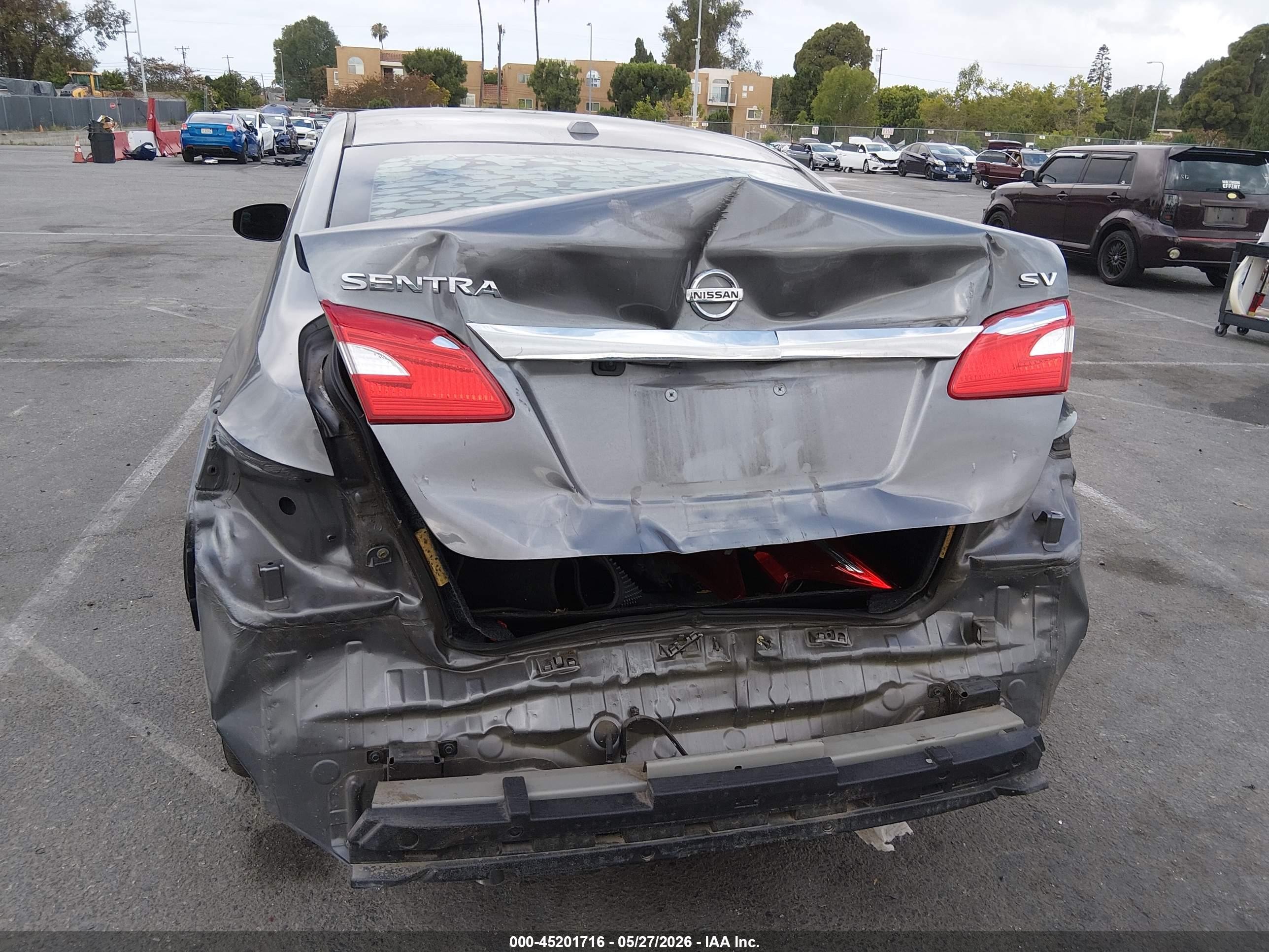 2018 Nissan Sentra VIN 3N1AB7AP3JY226773 IAAI salvage auction — Normal Wear, Salvage (California), sold $1,875 on 2026-07-07 (photo 6)