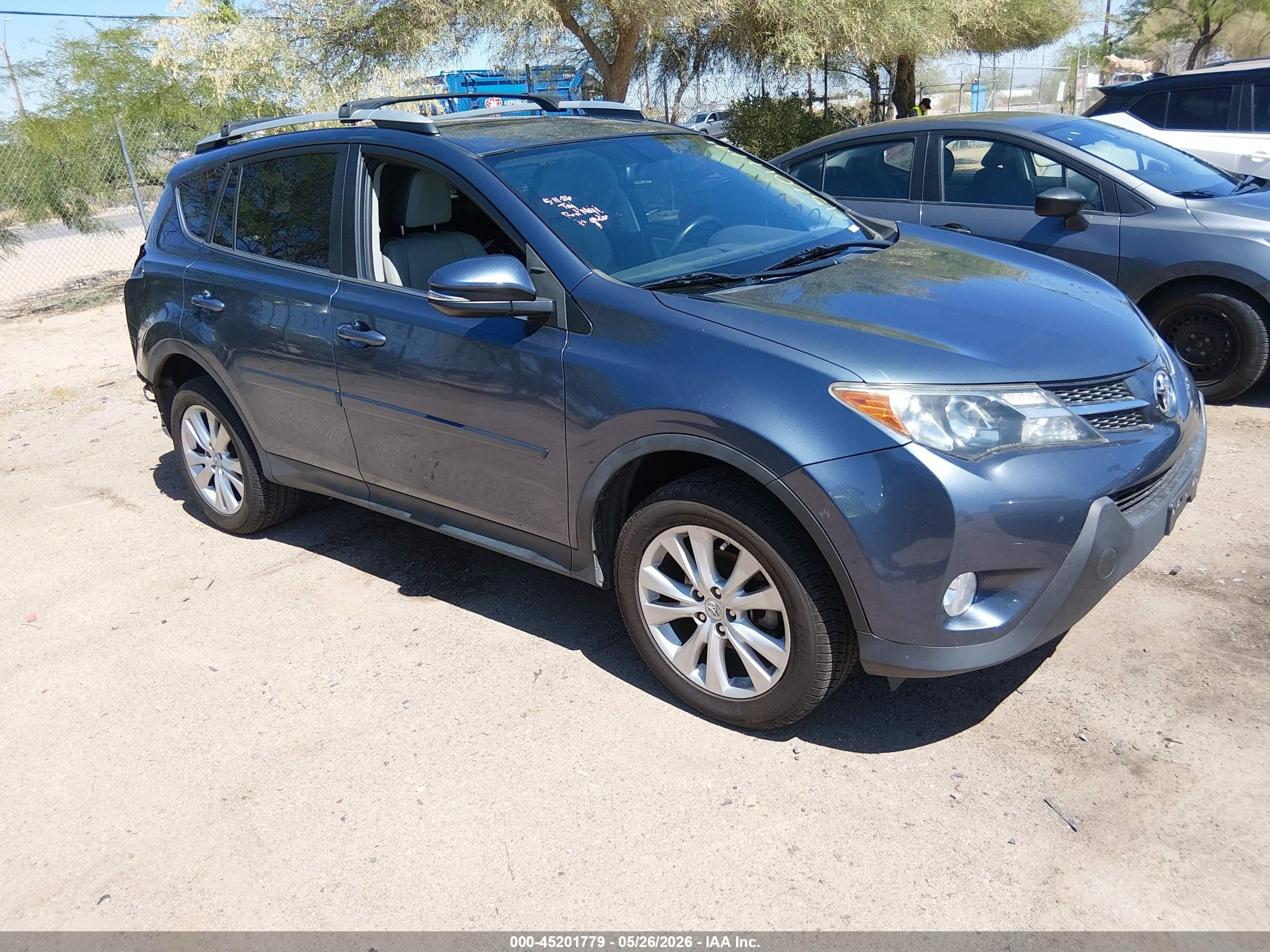 2014 Toyota RAV4 VIN 2T3YFREV7EW113571 IAAI salvage auction — Rear End, Salvage (Arizona), sold $5,500 on 2026-07-09 (photo 1)