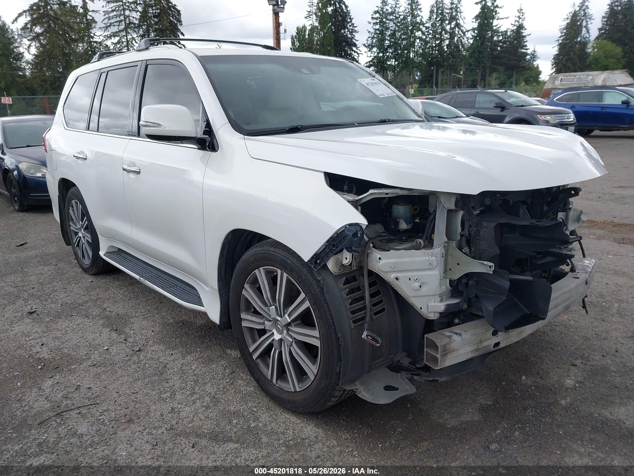 2017 Lexus LX 570 VIN JTJHY7AX1H4226727 — IAAI salvage auction photo