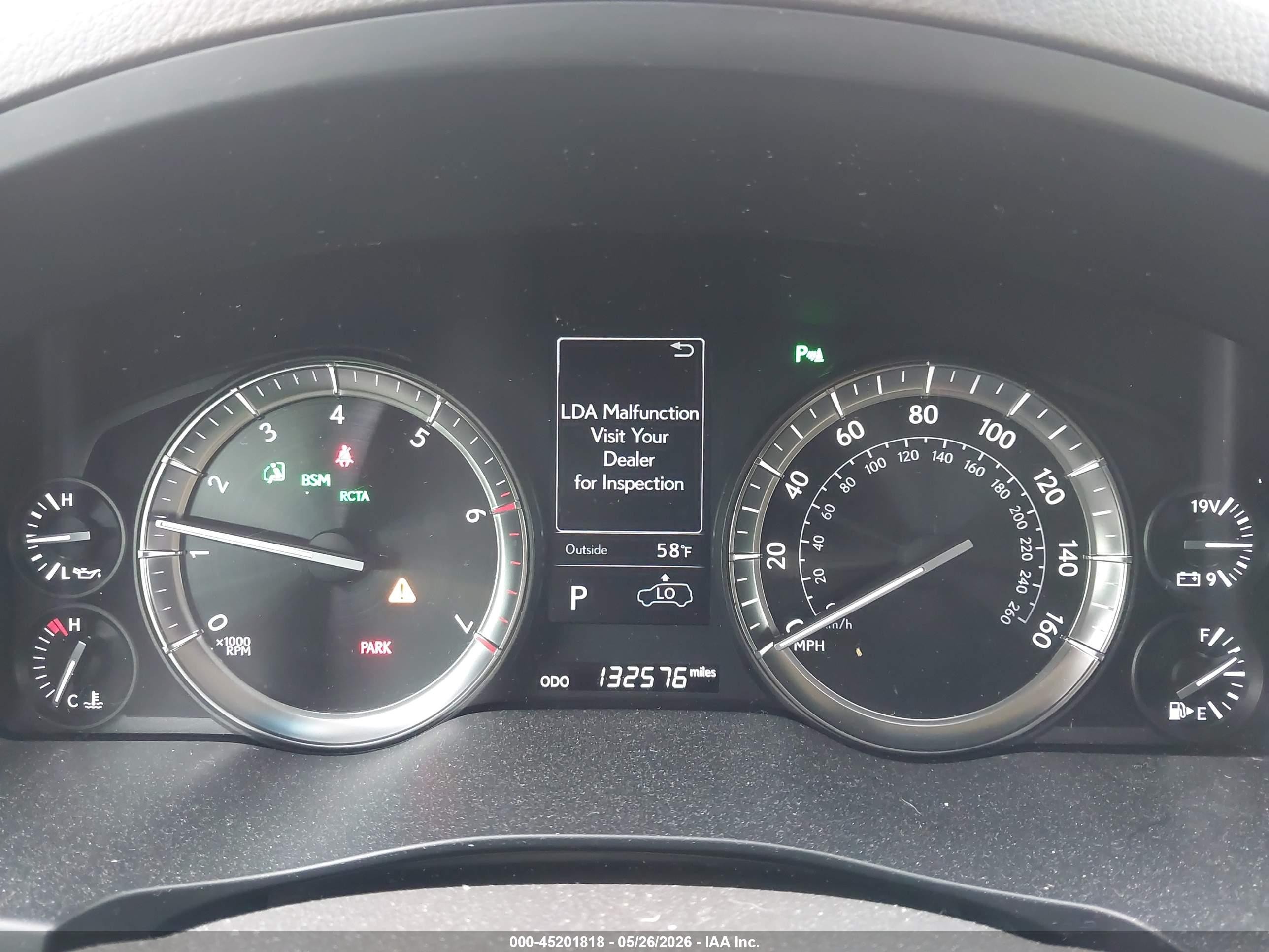2017 Lexus LX 570 VIN JTJHY7AX1H4226727 IAAI salvage auction — Front End, Bill Of Sale (Washington), sold $33,250 on 2026-08-16 (photo 7)