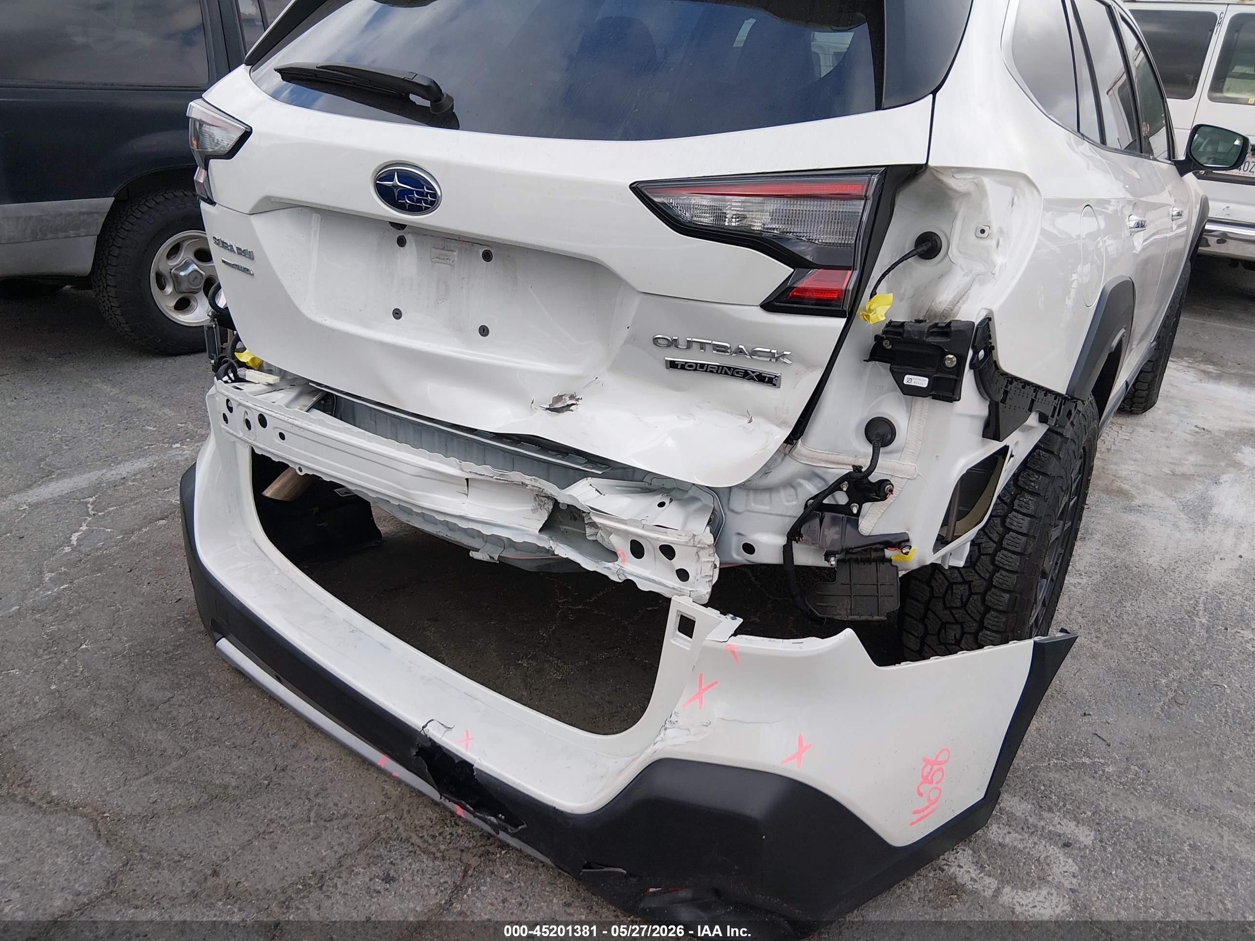2024 Subaru Outback VIN 4S4BTGPD4R3291899 IAAI salvage auction — Rear End, Salvage (California), sold $14,700 on 2026-07-10 (photo 6)