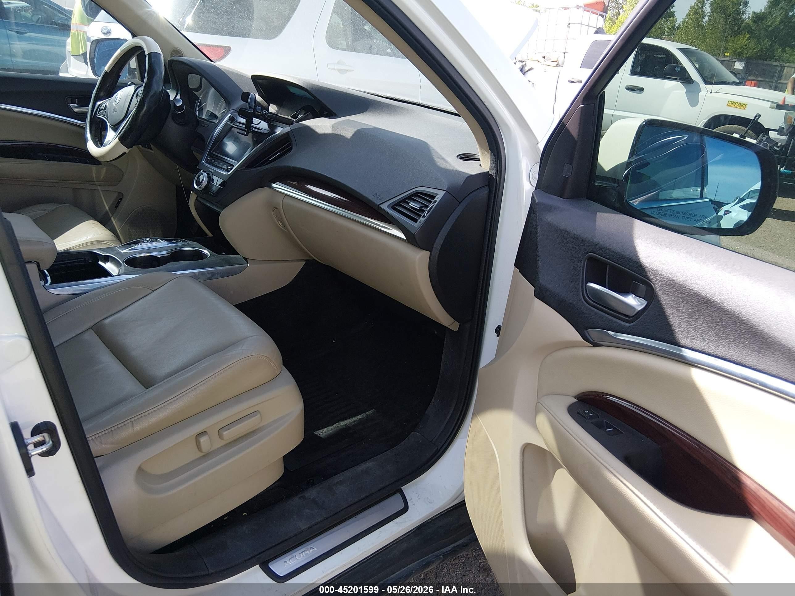 2016 Acura Mdx VIN 5FRYD4H49GB020487 IAAI salvage auction — Unknown, Salvage (Colorado), sold $2,075 on 2026-09-08 (photo 5)