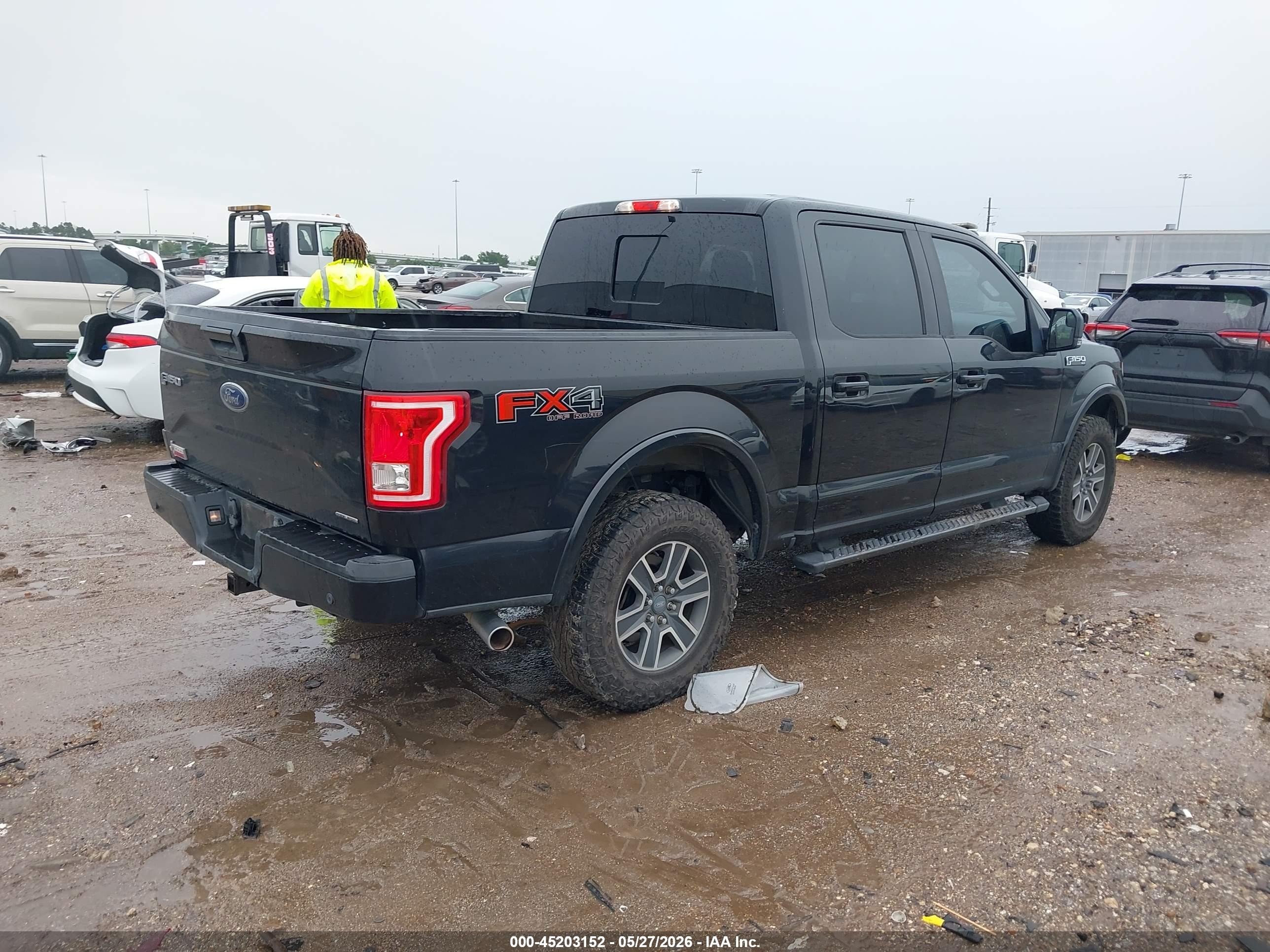 2015 Ford F-150 VIN 1FTEW1EF3FKE03832 IAAI salvage auction — Front End, Original (Texas), sold $3,800 on 2026-07-08 (photo 4)