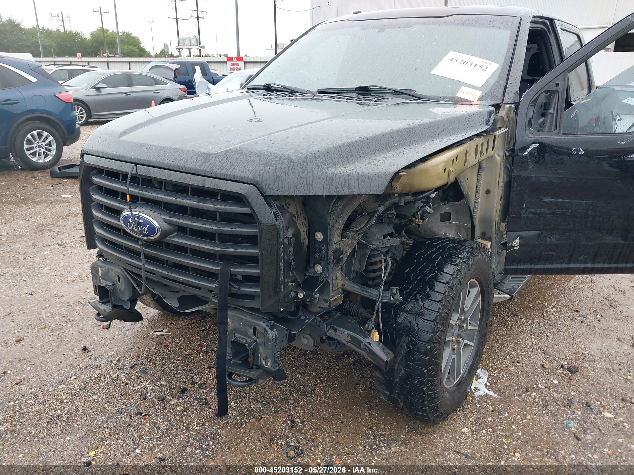 2015 Ford F-150 VIN 1FTEW1EF3FKE03832 IAAI salvage auction — Front End, Original (Texas), sold $3,800 on 2026-07-08 (photo 6)
