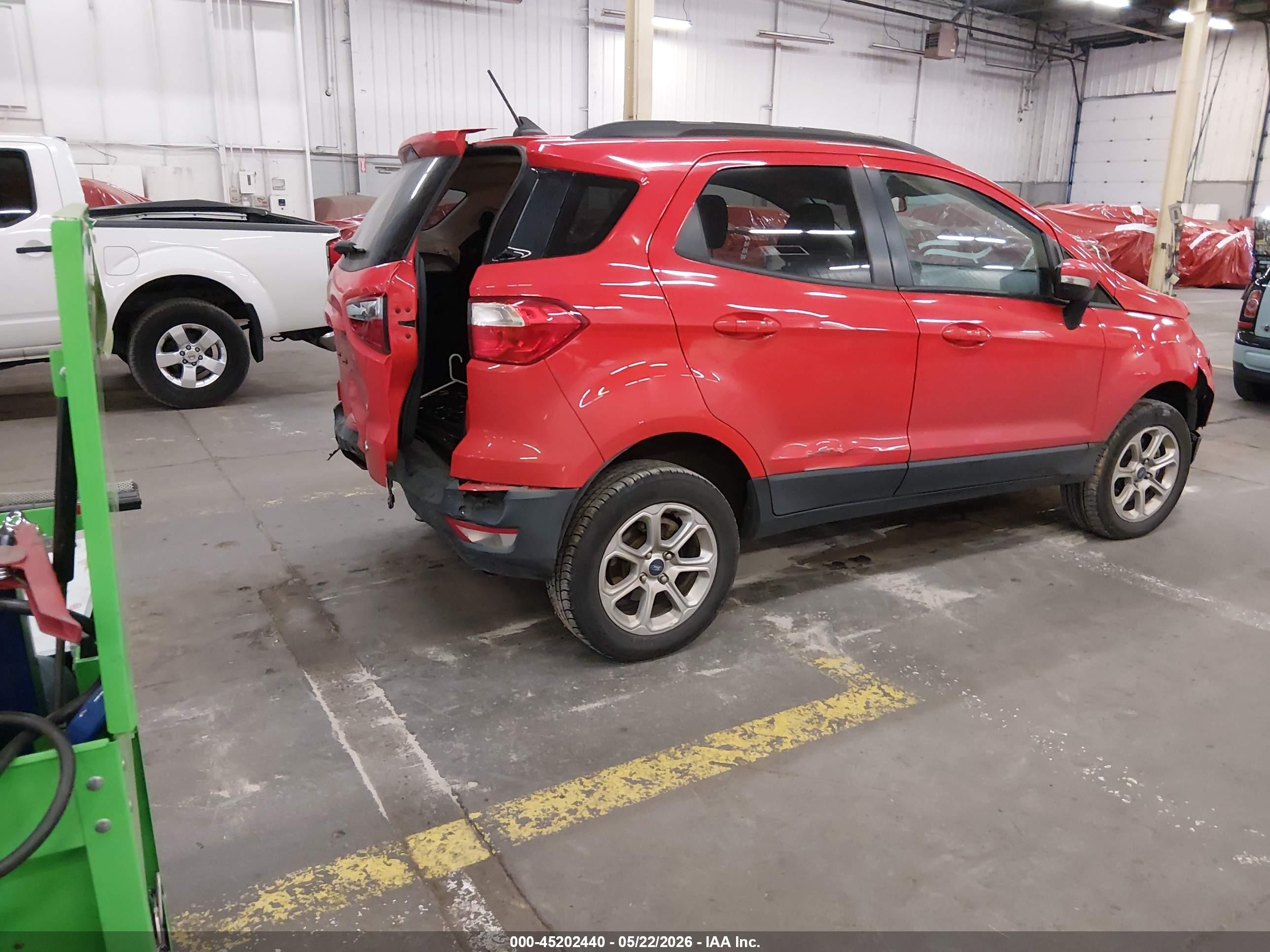 2020 Ford EcoSport VIN MAJ6S3GL0LC357614 IAAI salvage auction — Rear End, Salvage (Oregon), sold $1,100 on 2026-07-09 (photo 4)