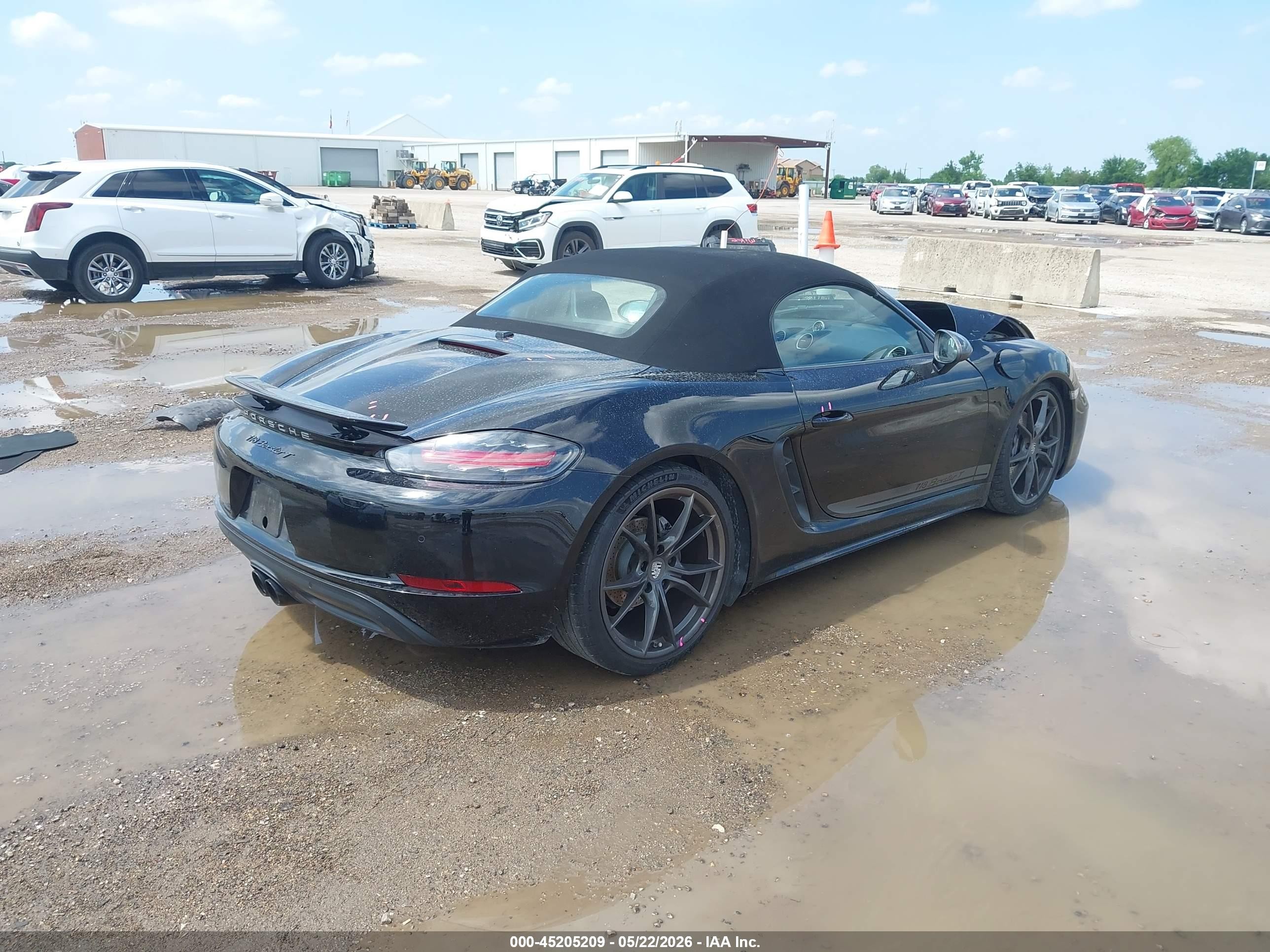 2021 Porsche 718 Boxster VIN WP0CA2A8XMS210318 IAAI salvage auction — Front End, Original (Texas), sold $20,000 on 2026-07-02 (photo 4)
