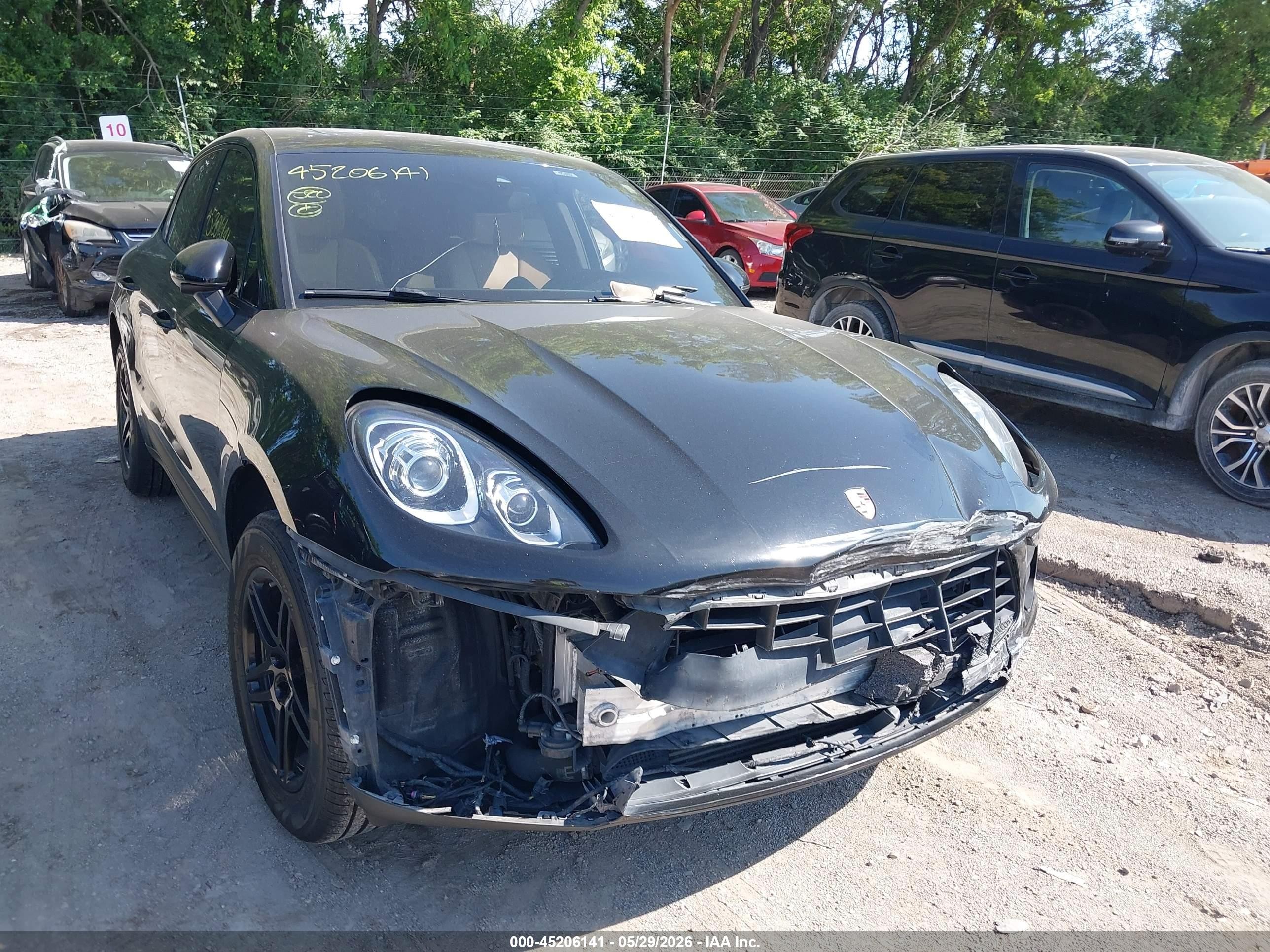 2018 Porsche Macan VIN WP1AA2A51JLB11064 IAAI salvage auction — Front End, Clear (Indiana), sold $6,975 on 2026-07-01 (photo 6)