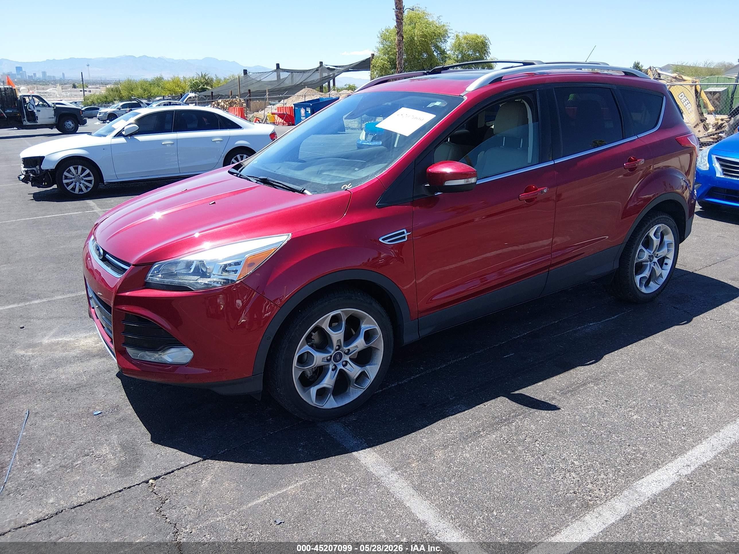 2015 Ford Escape VIN 1FMCU9J99FUC43015 IAAI salvage auction — Side, Salvage (Utah), sold $1,800 on 2026-07-10 (photo 2)