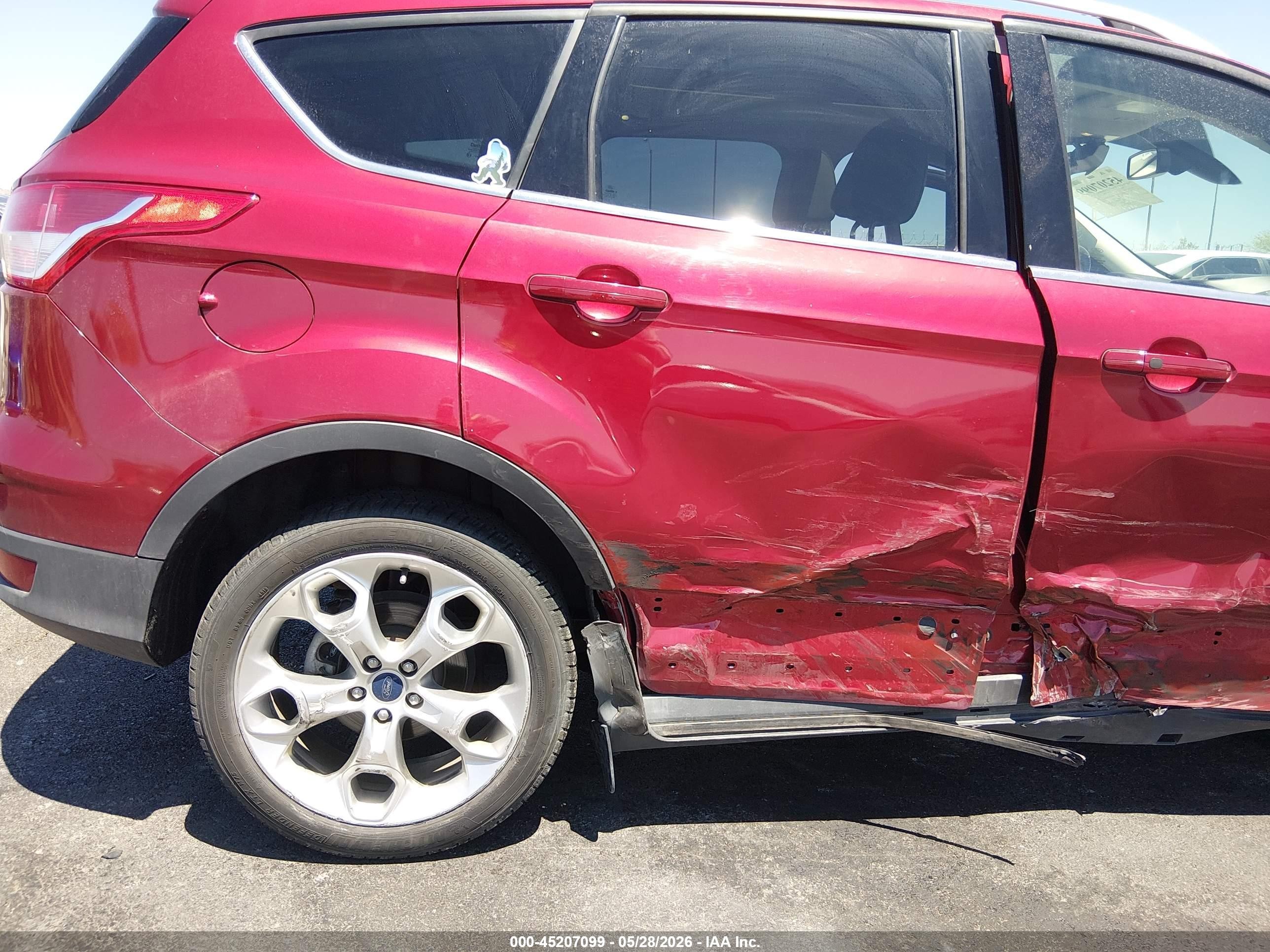 2015 Ford Escape VIN 1FMCU9J99FUC43015 IAAI salvage auction — Side, Salvage (Utah), sold $1,800 on 2026-07-10 (photo 6)