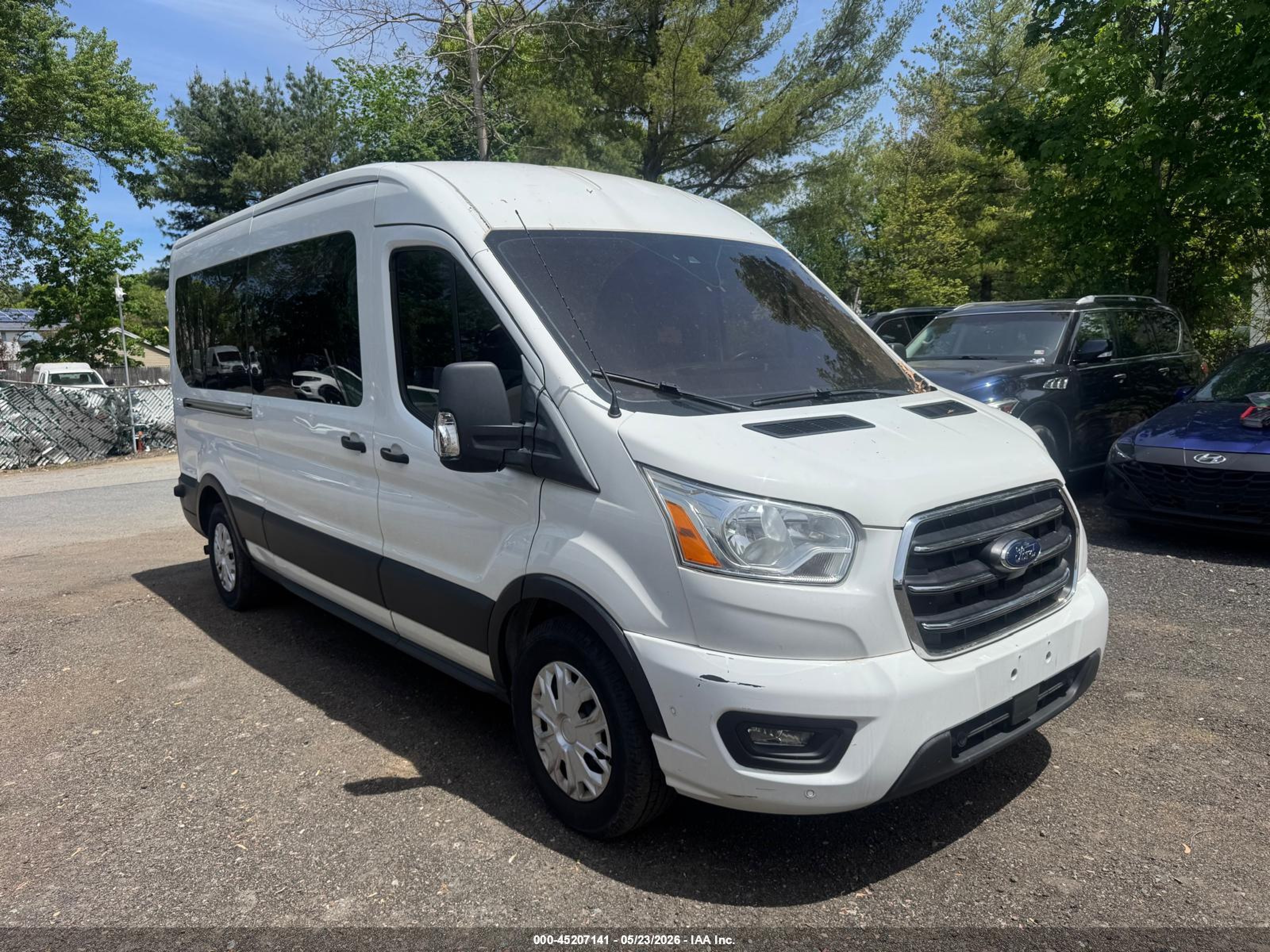 2020 Ford Transit VIN 1FBAX2C83LKA43287 IAAI salvage auction — Unknown, Clear (New York), sold $5,725 on 2026-07-01 (photo 1)