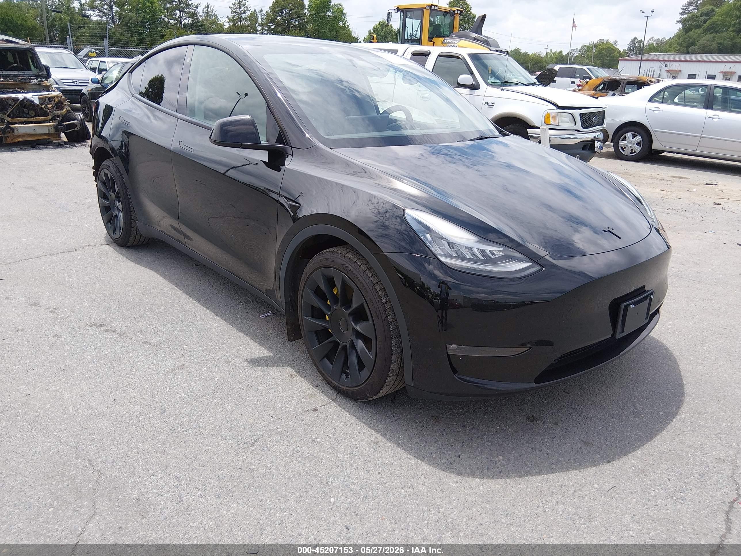 2021 Tesla Model y VIN 5YJYGDEEXMF139036 IAAI salvage auction — Rear End, Salvage (North Carolina), sold $11,200 on 2026-09-12 (photo 1)