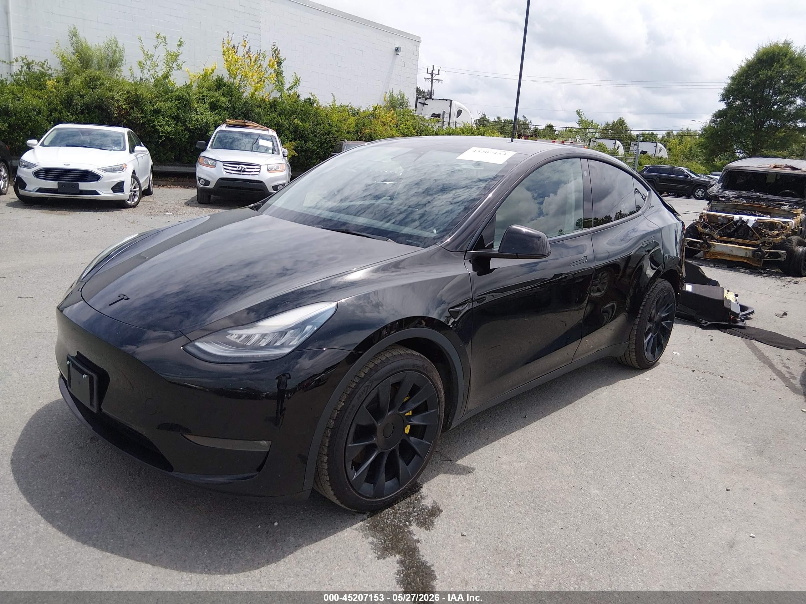 2021 Tesla Model y VIN 5YJYGDEEXMF139036 IAAI salvage auction — Rear End, Salvage (North Carolina), sold $11,200 on 2026-09-12 (photo 2)