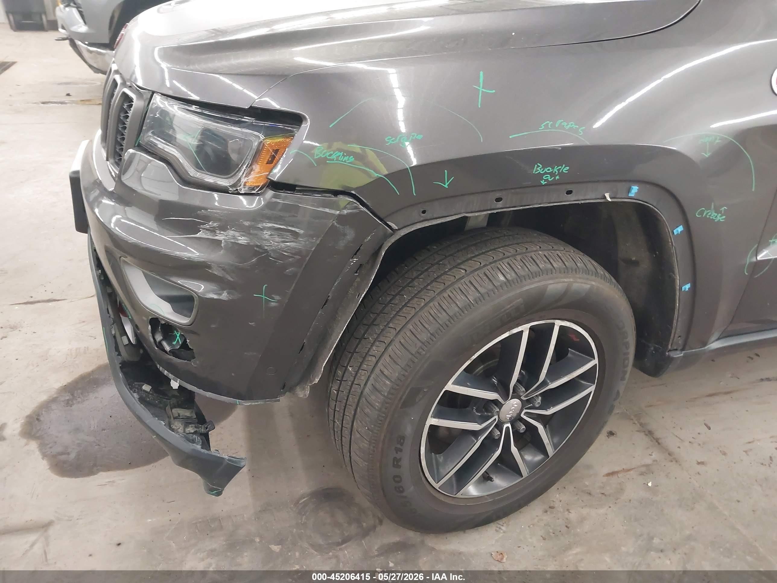 2017 Jeep Grand cherokee VIN 1C4RJFLT3HC612958 IAAI salvage auction — Front End, Salvage (Minnesota), sold $5,800 on 2026-09-12 (photo 6)