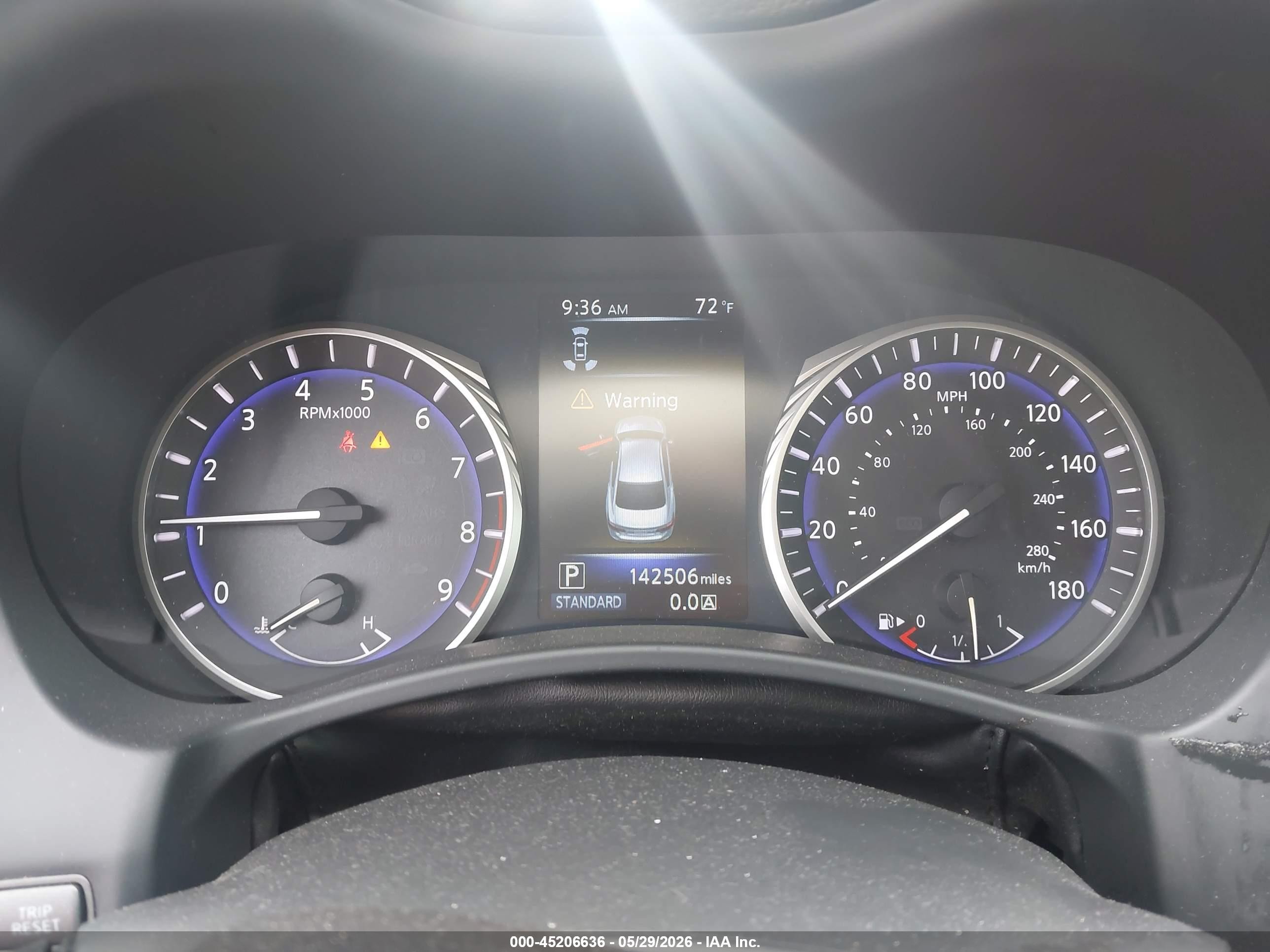2014 Infiniti Q50 VIN JN1BV7APXEM691006 IAAI salvage auction — Front End, Salvage (Georgia), sold $2,575 on 2026-10-13 (photo 7)