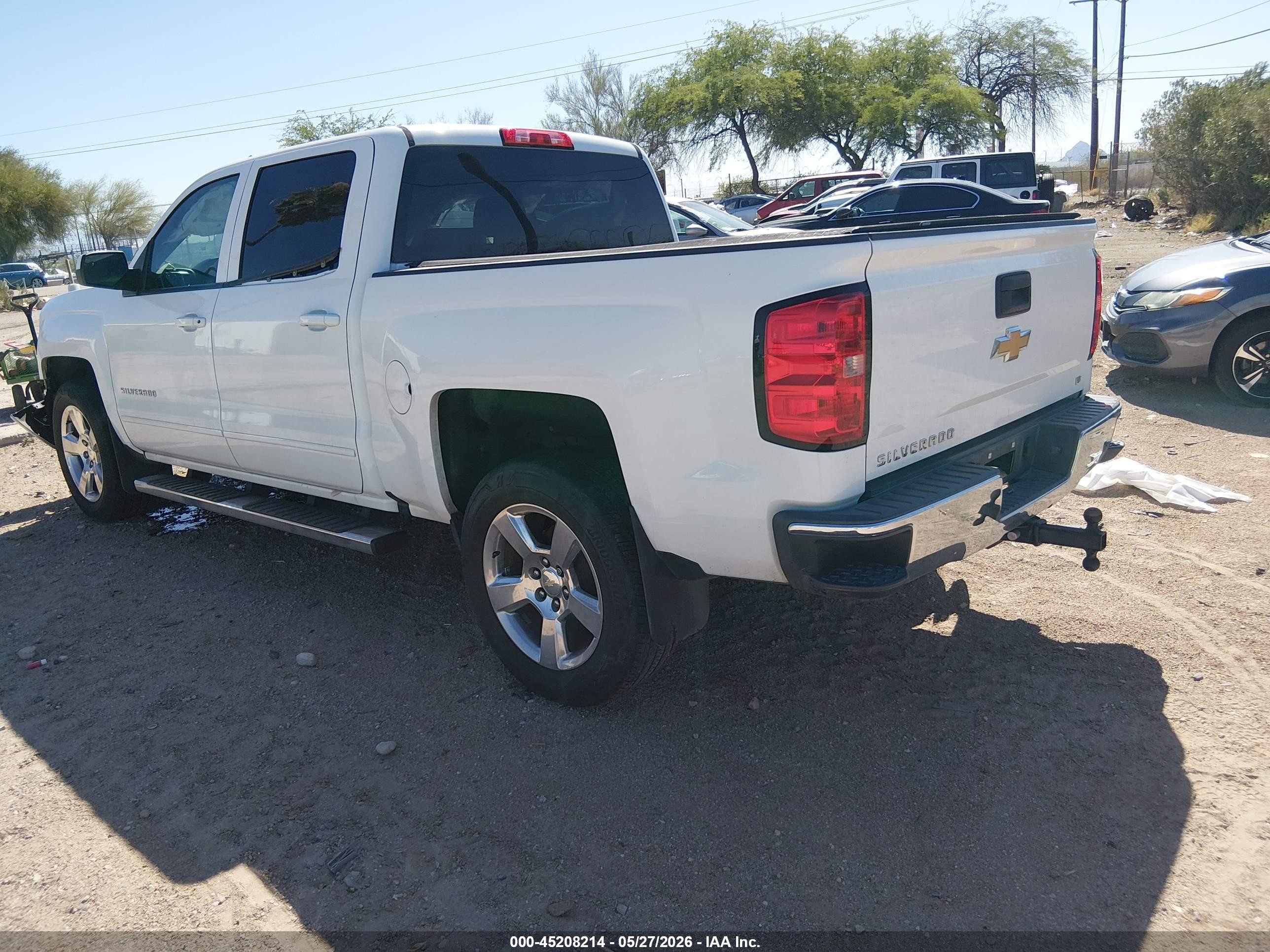 2017 Chevrolet Silverado 1500 VIN 3GCPCREC1HG119230 IAAI salvage auction — Front End, Salvage (Arizona), sold $1,750 on 2026-07-09 (photo 3)